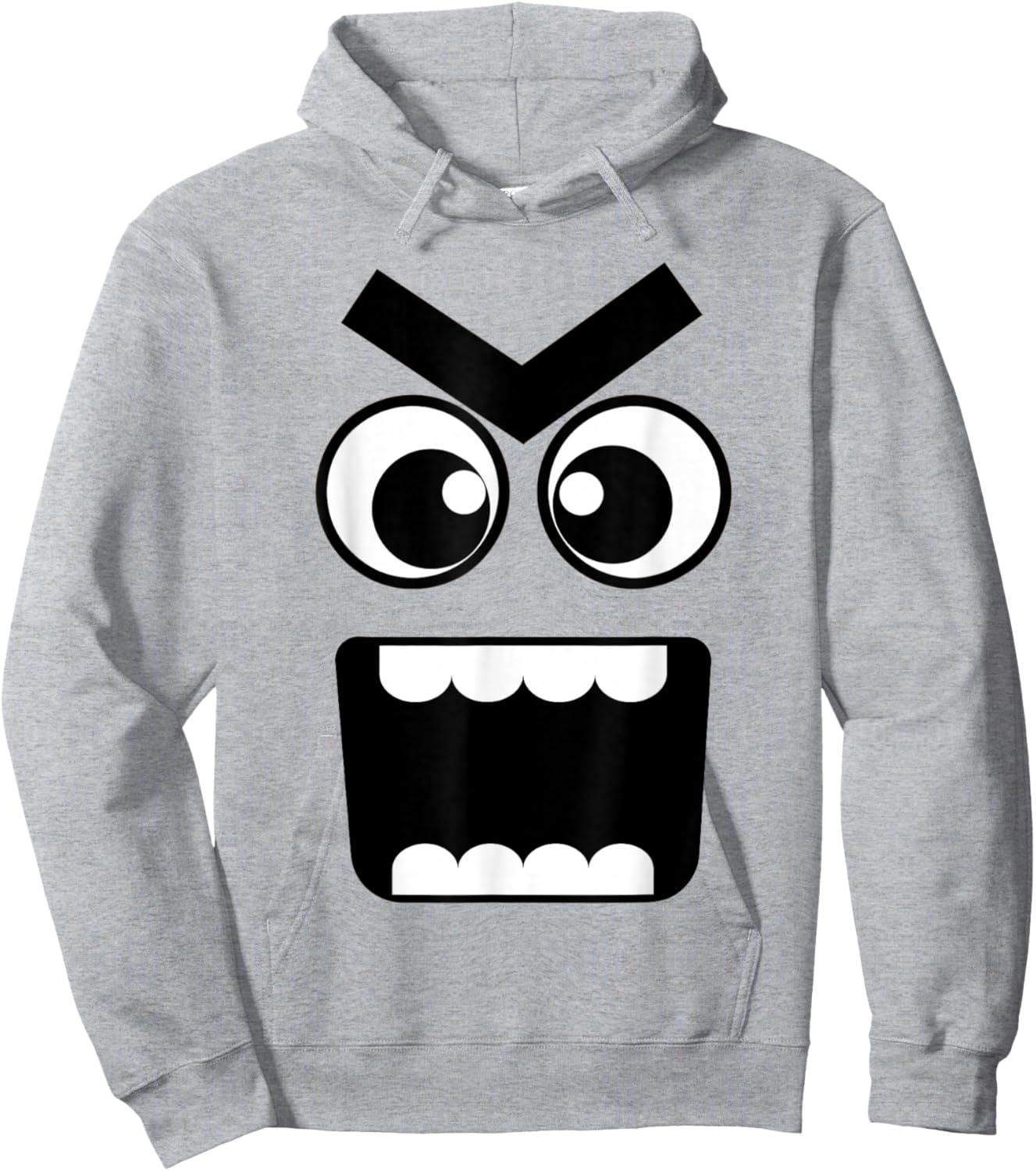 Creepy Carrots Face Funny Halloween Costume Kids and Adults Hoodie - Hoodie | Ash