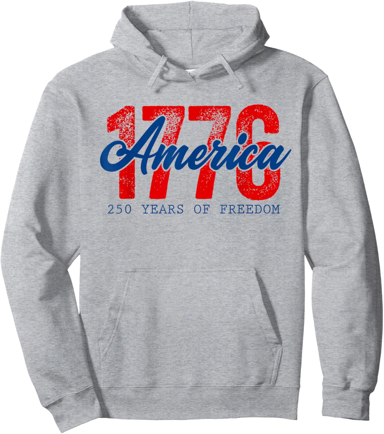 250 Years of Freedom American 1776 2026 250th USA Birthday Hoodie - Hoodie | Ash