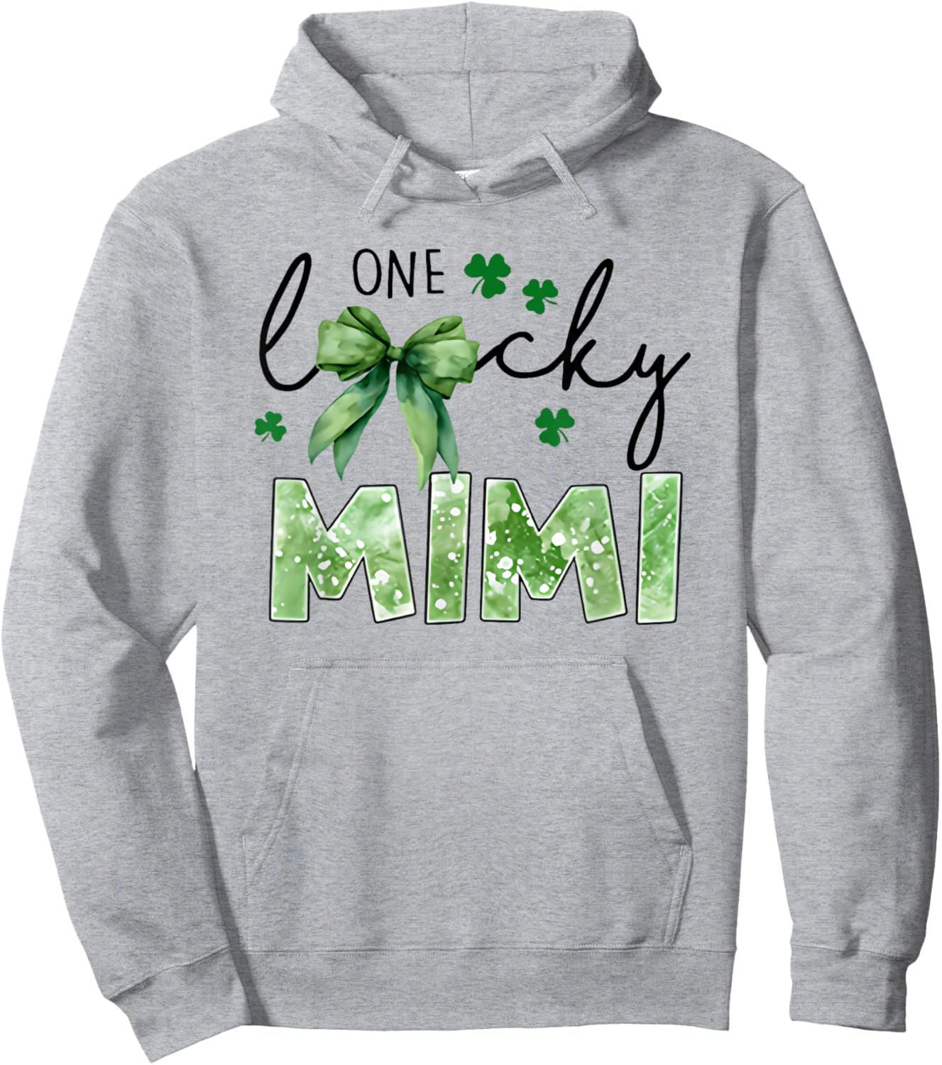 one Lucky Mimi st Patrick’s Day Hoodie - Hoodie | Ash