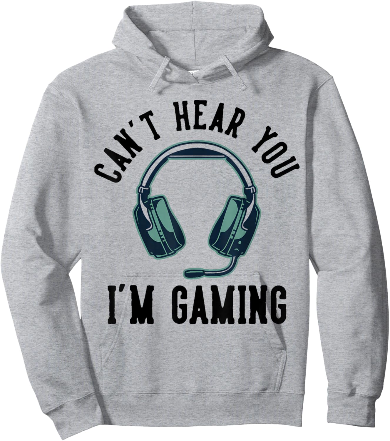 Can't Hear You I'm Gaming Hoodie - Hoodie | Ash