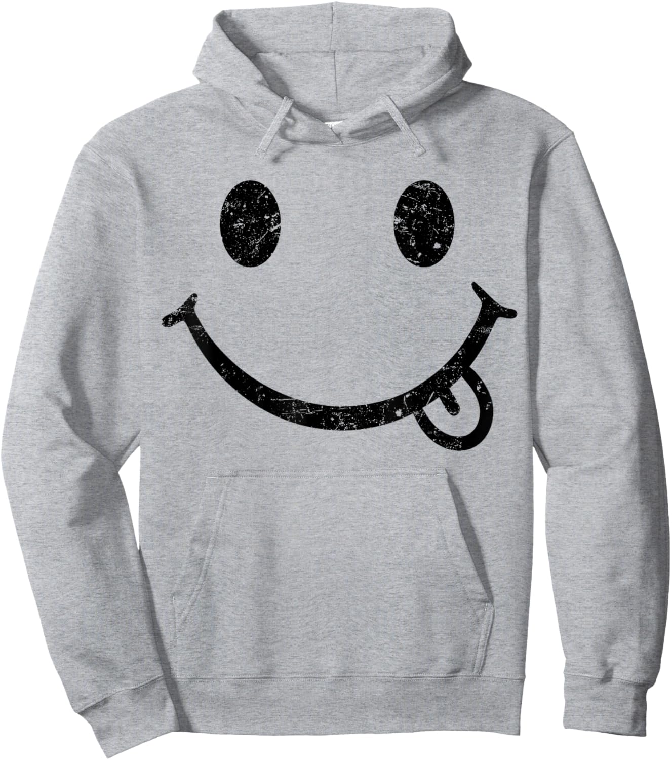 Happy Smiling Face, Positive, Positivity, Smile, Cute Hoodie - Hoodie | Ash