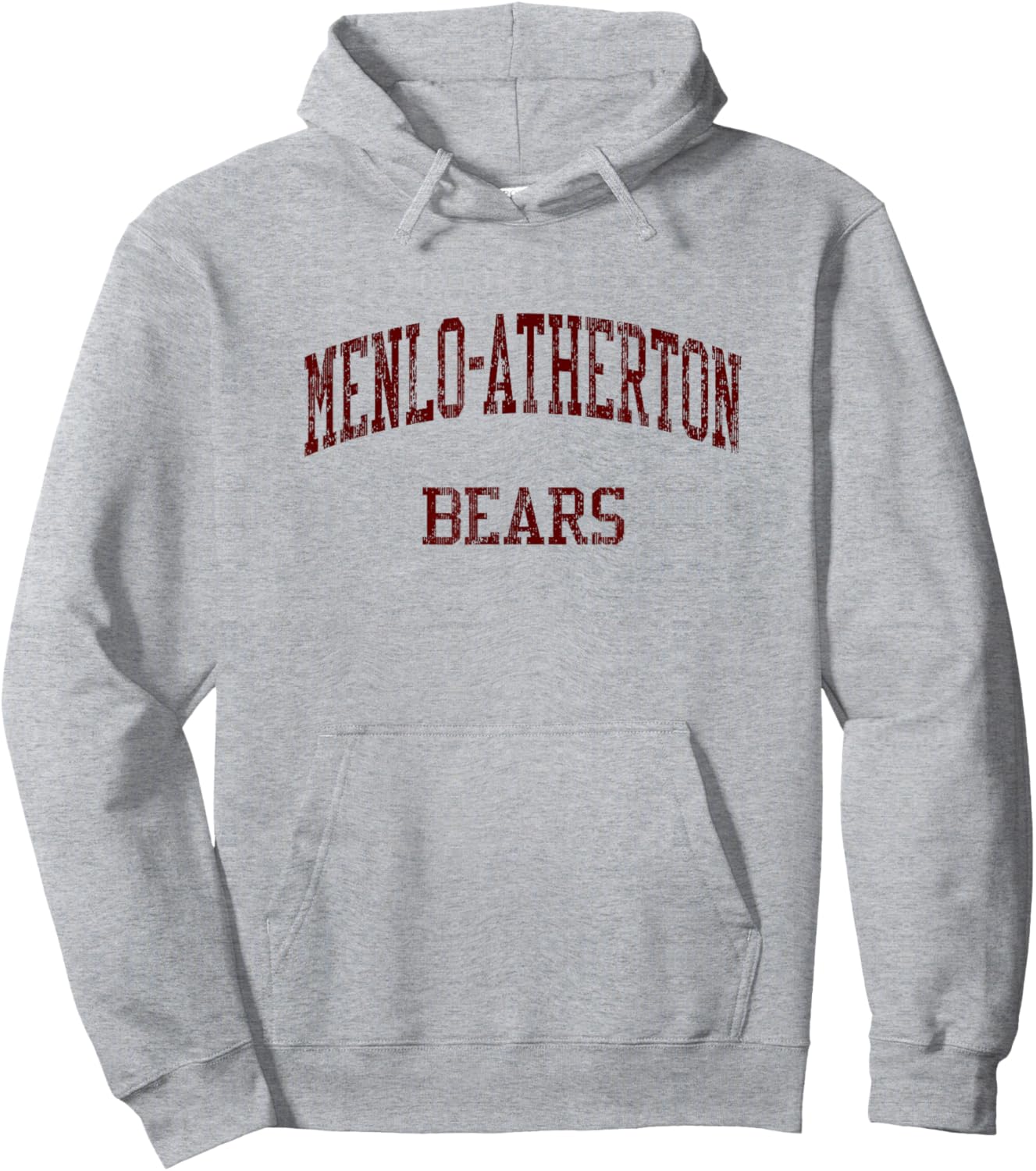 Menlo-Atherton High School HS Atherton CA Vintage Sports Hoodie - Hoodie | Ash