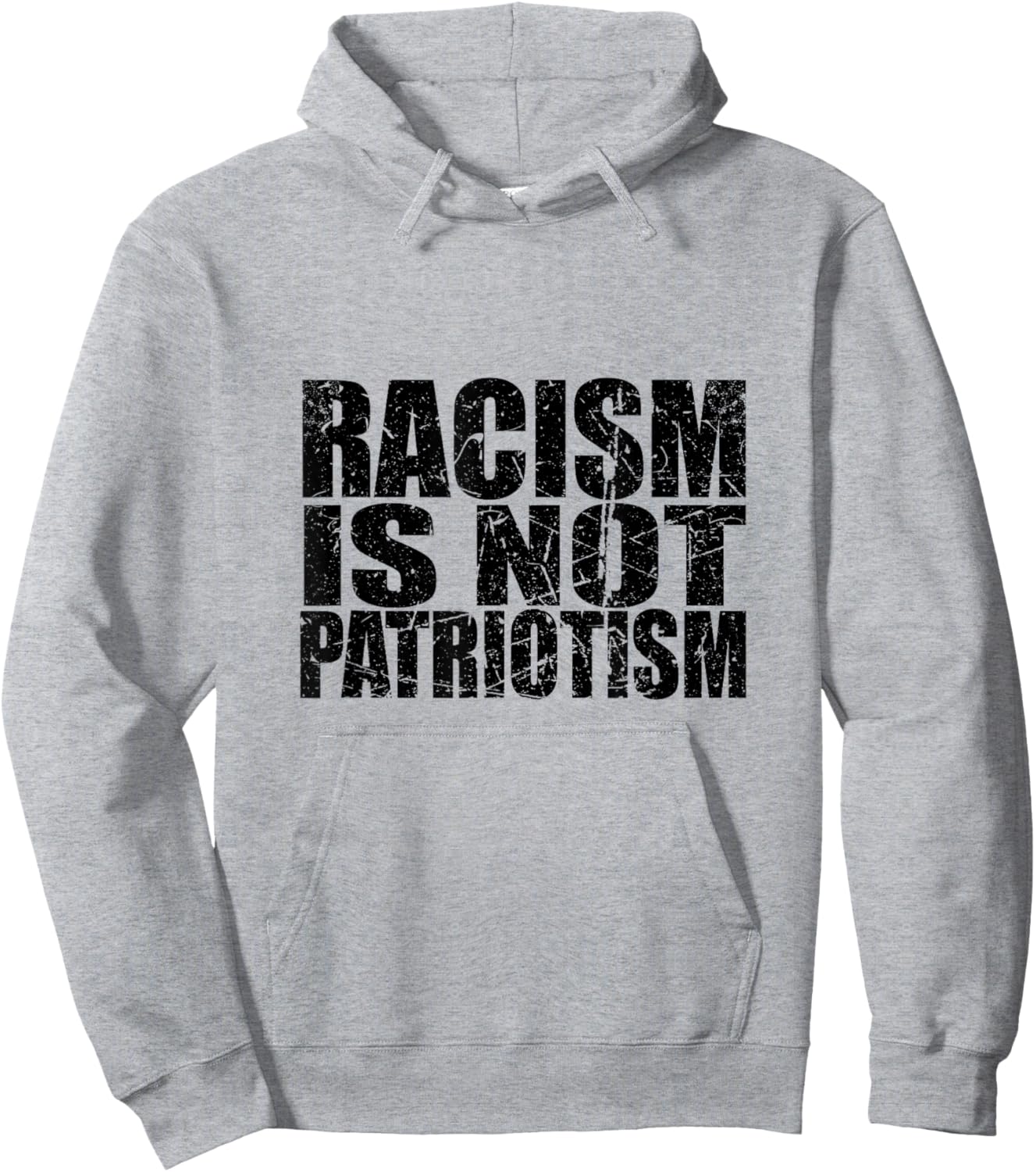 Racism is not Patriotism BE Kind Make America Better Again Hoodie - Hoodie | Ash