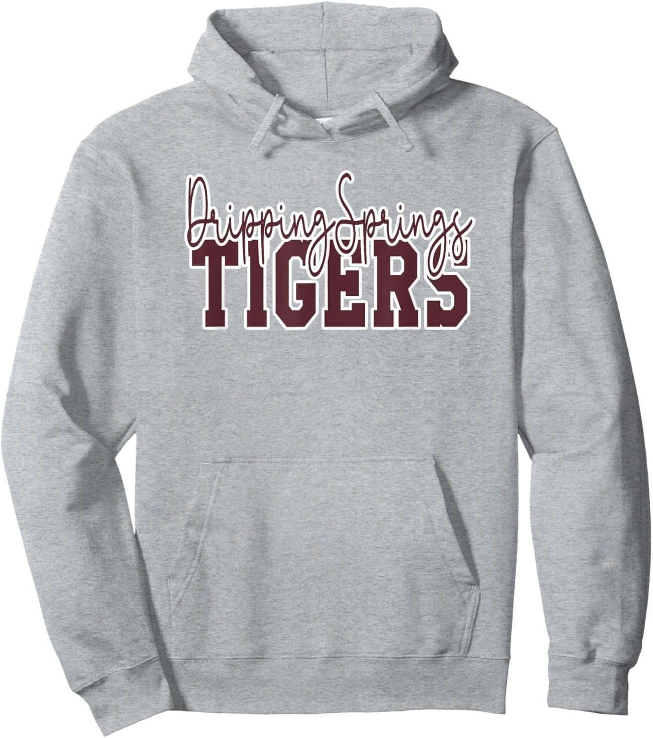 Dripping Springs High School Tigers Hoodie - Hoodie | Ash
