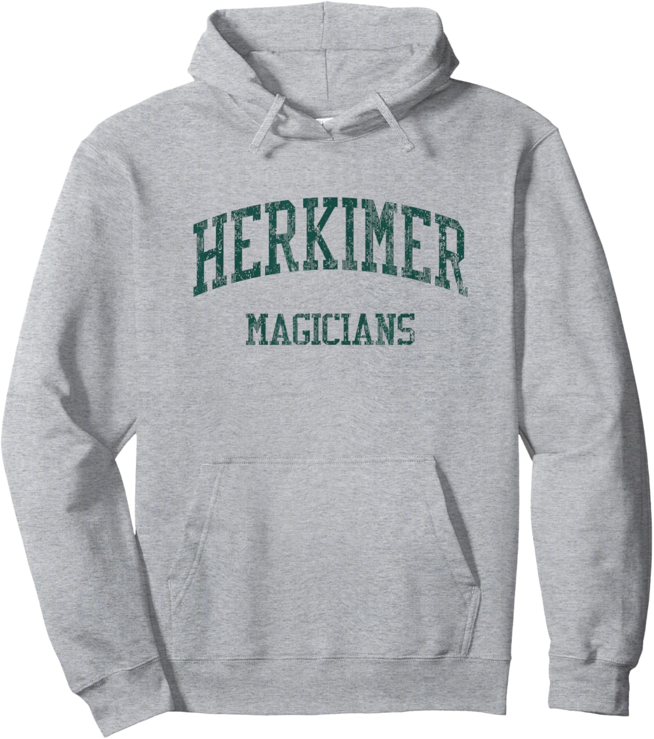 Herkimer High School HS Herkimer NY Vintage Sports Hoodie - Hoodie | Ash