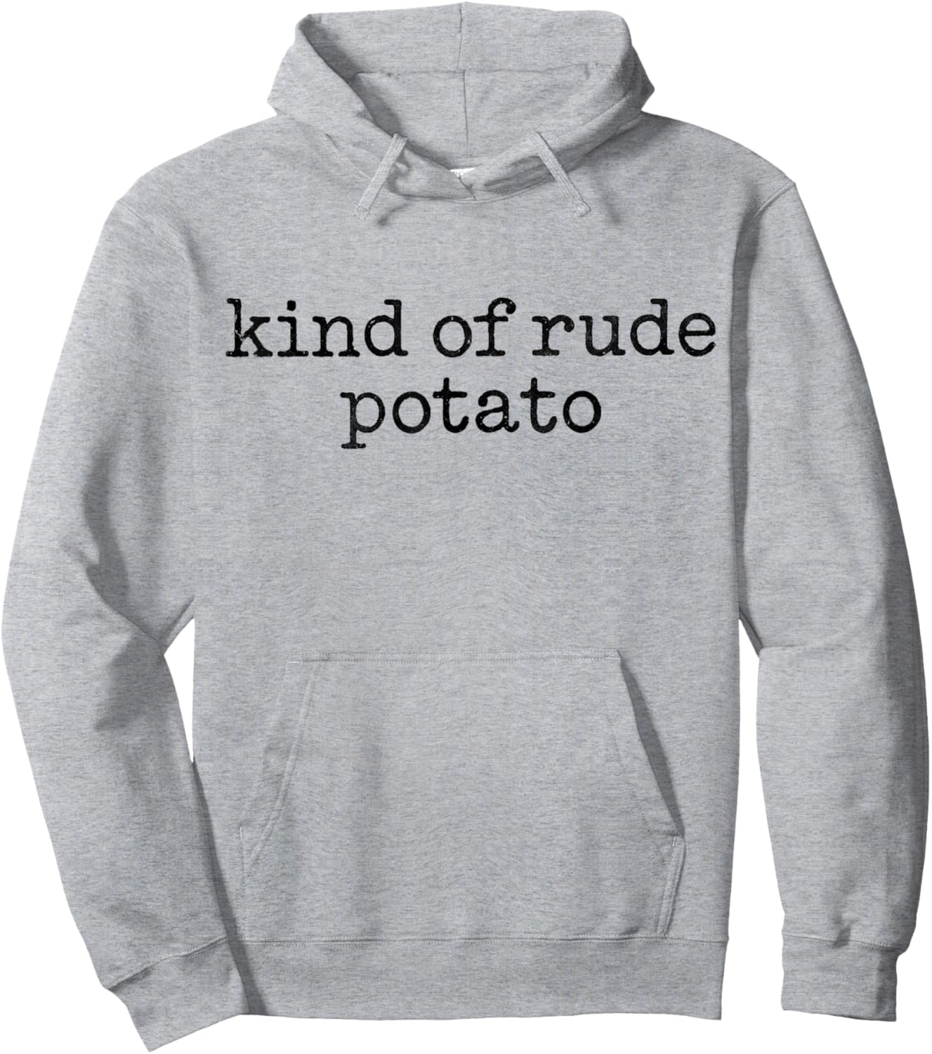 Matching Funny Sweet Potato Kind of Rude Potato Gifts Hoodie - Hoodie | Ash
