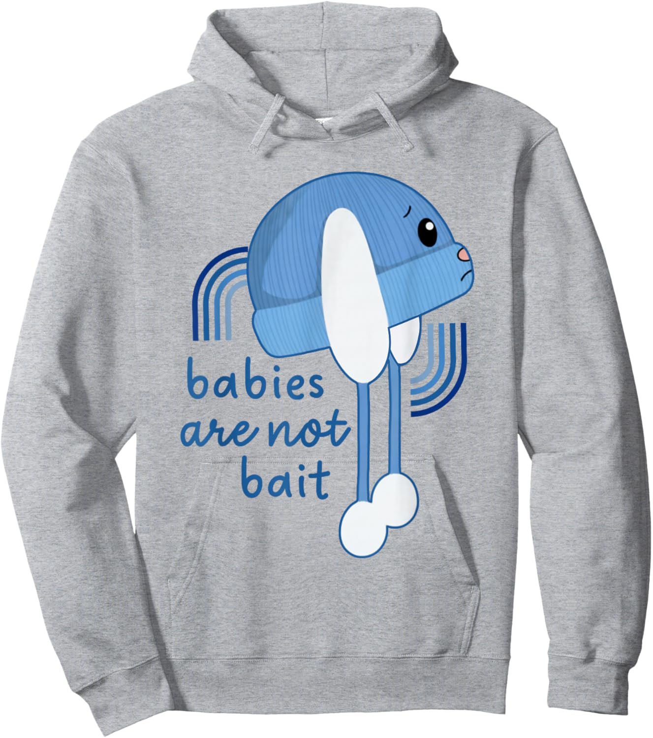 Babies are Not Bait, Ice Out Hoodie - Hoodie | Ash