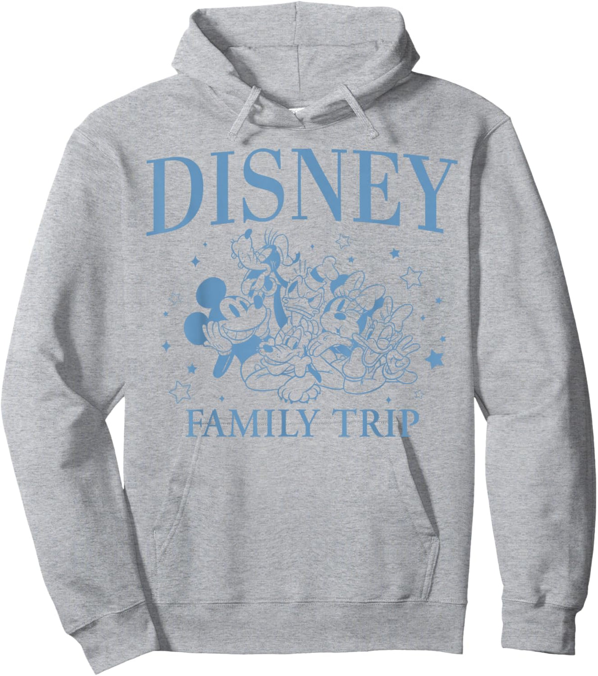 Disney Mickey and Friends Disney Family Trip Retro Drawing Hoodie - Hoodie | Ash