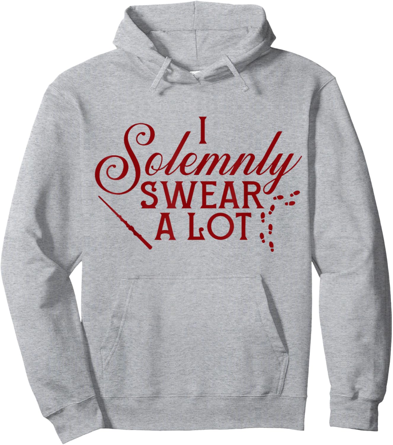 I Solemnly Swear A Lot Funny Sarcastic Magic Wizard Humor Hoodie - Hoodie | Ash