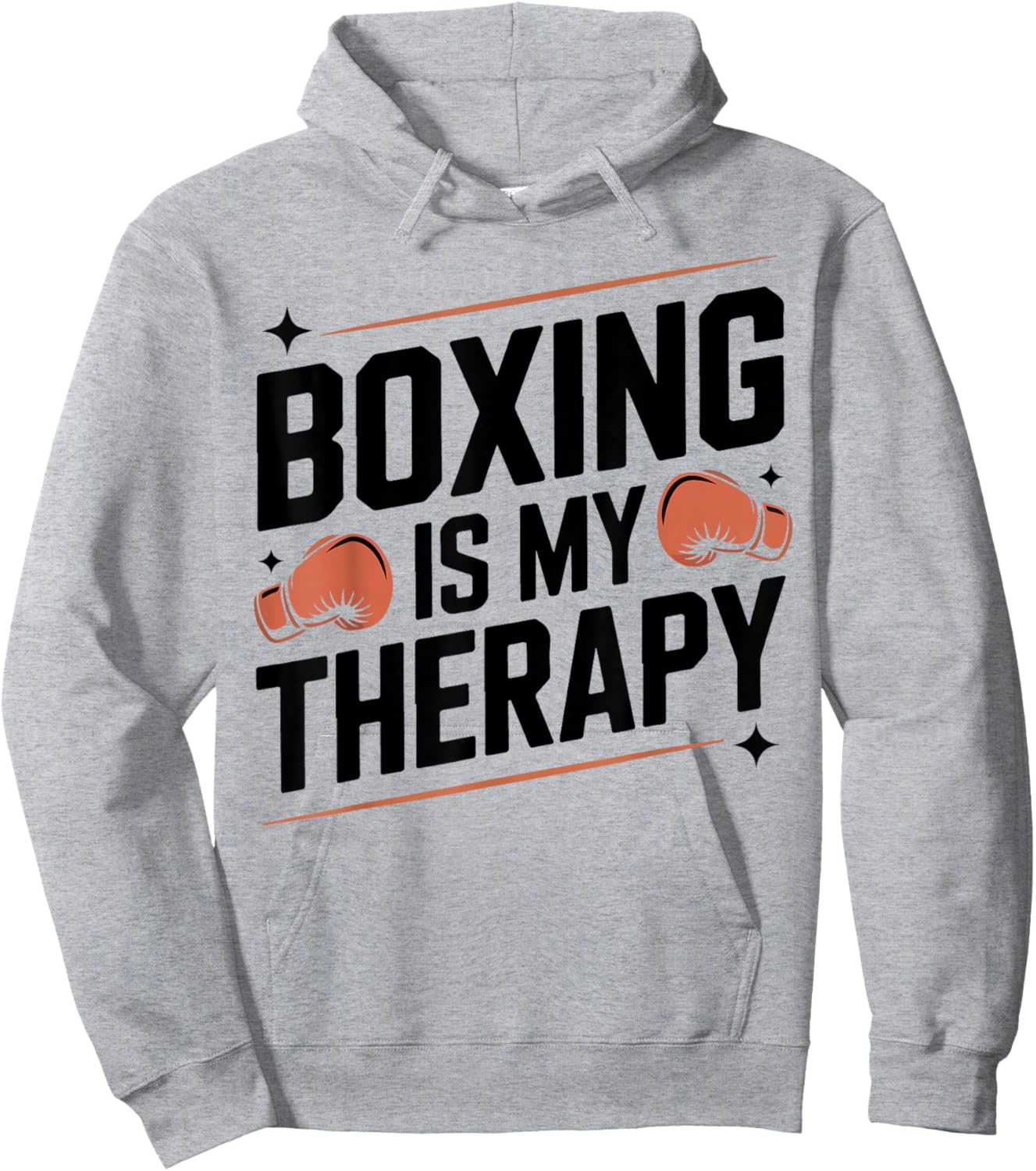 Boxing Boxing is My Therapy Hoodie - Hoodie | Ash