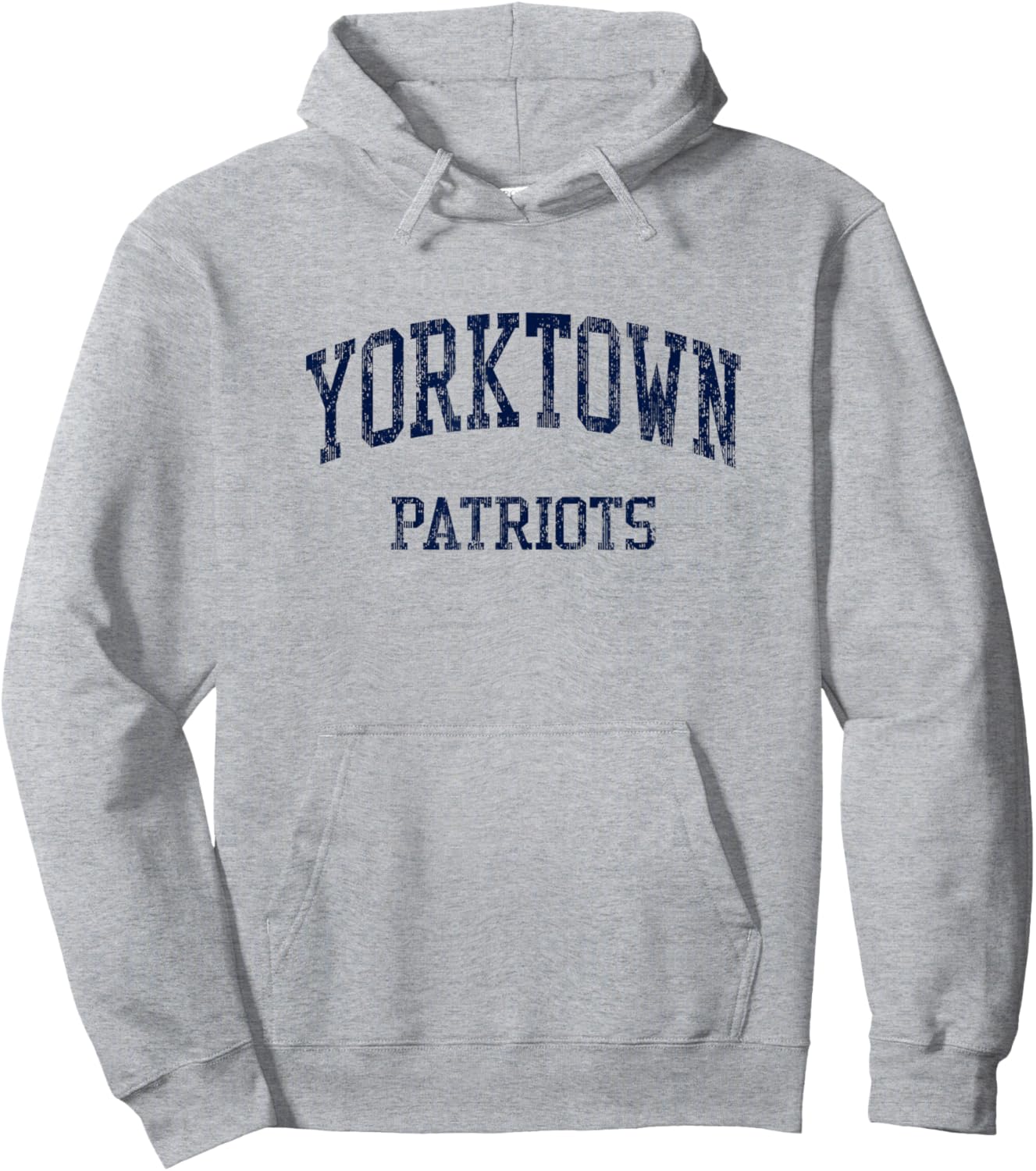 Yorktown High School HS Arlington VA Vintage Sports Hoodie - Hoodie | Ash