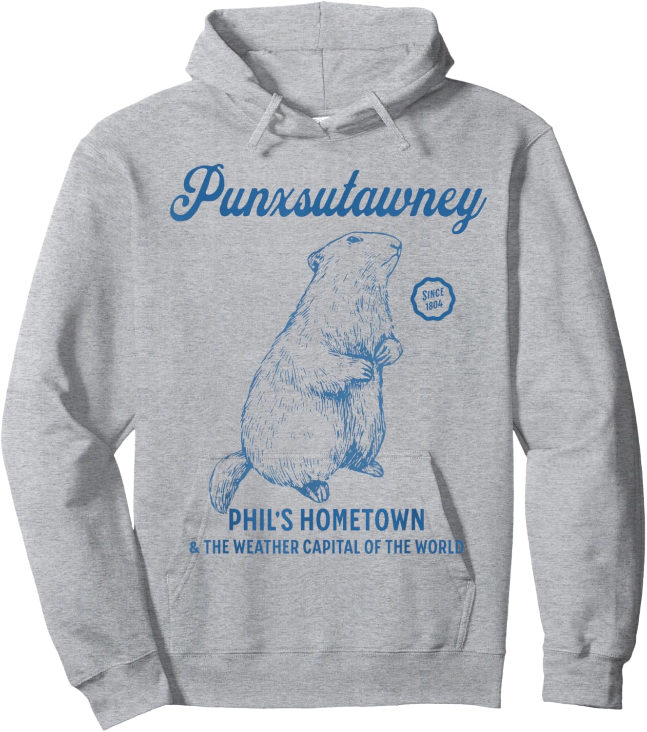 Punxsutawney - Phil's Hometown & Weather Capital of World Hoodie - Hoodie | Ash