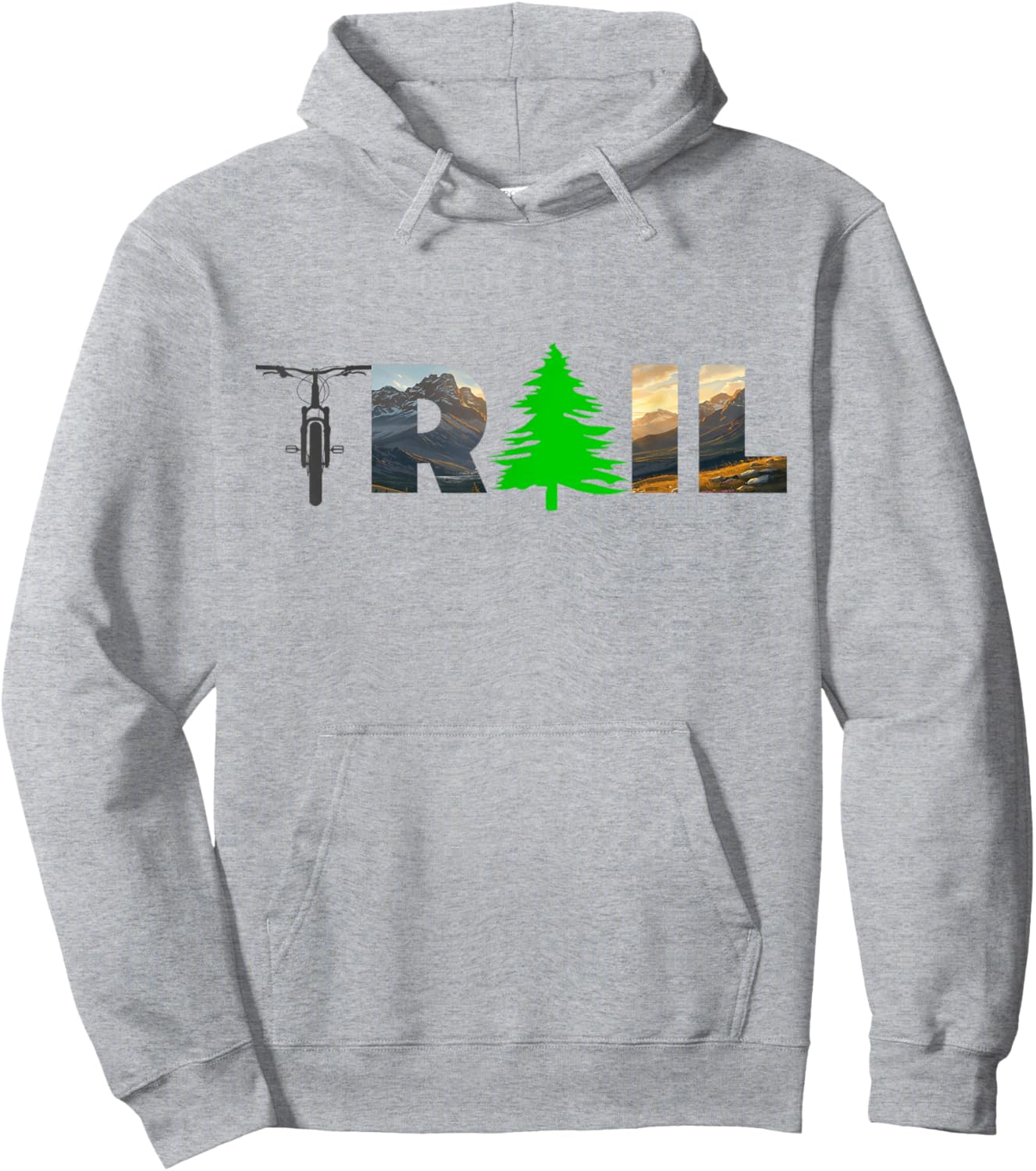 MTB Mountain Bike Hoodie - Hoodie | Ash