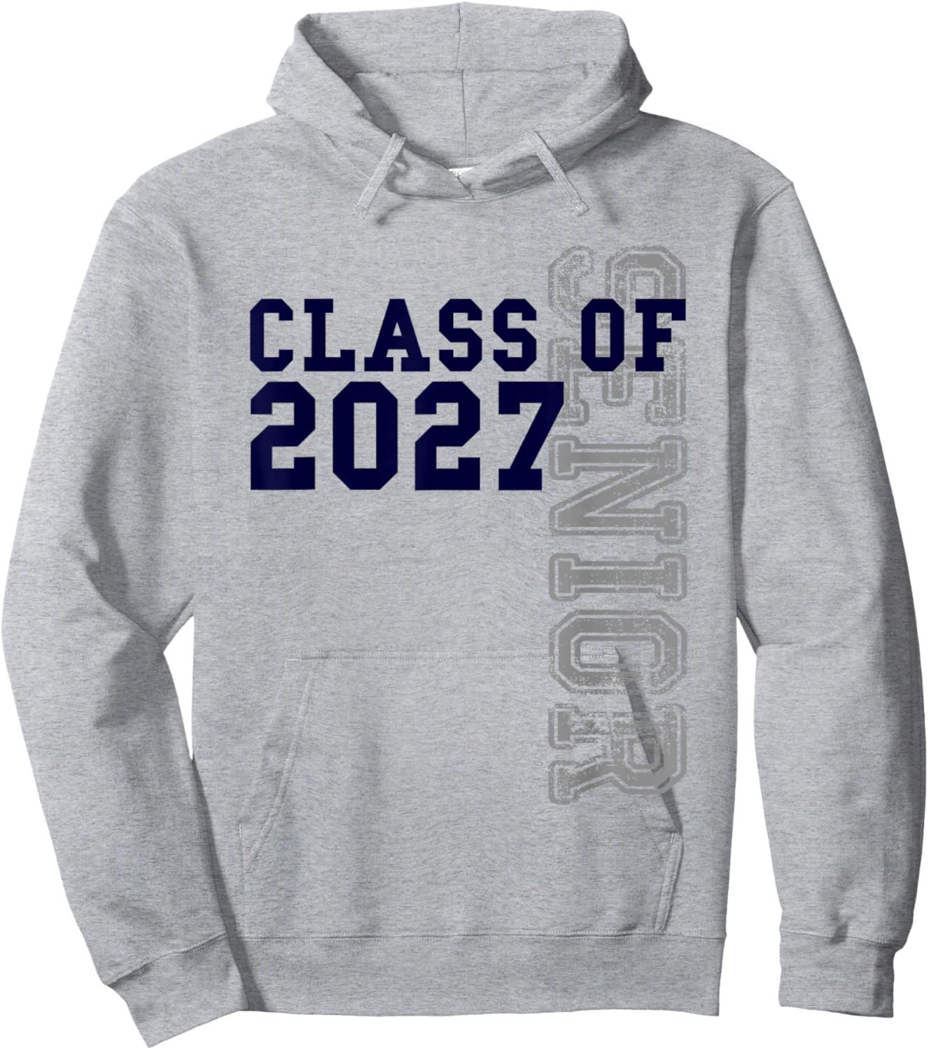 Senior Class of 2027 - Graduation Year High School & College Hoodie - Hoodie | Ash
