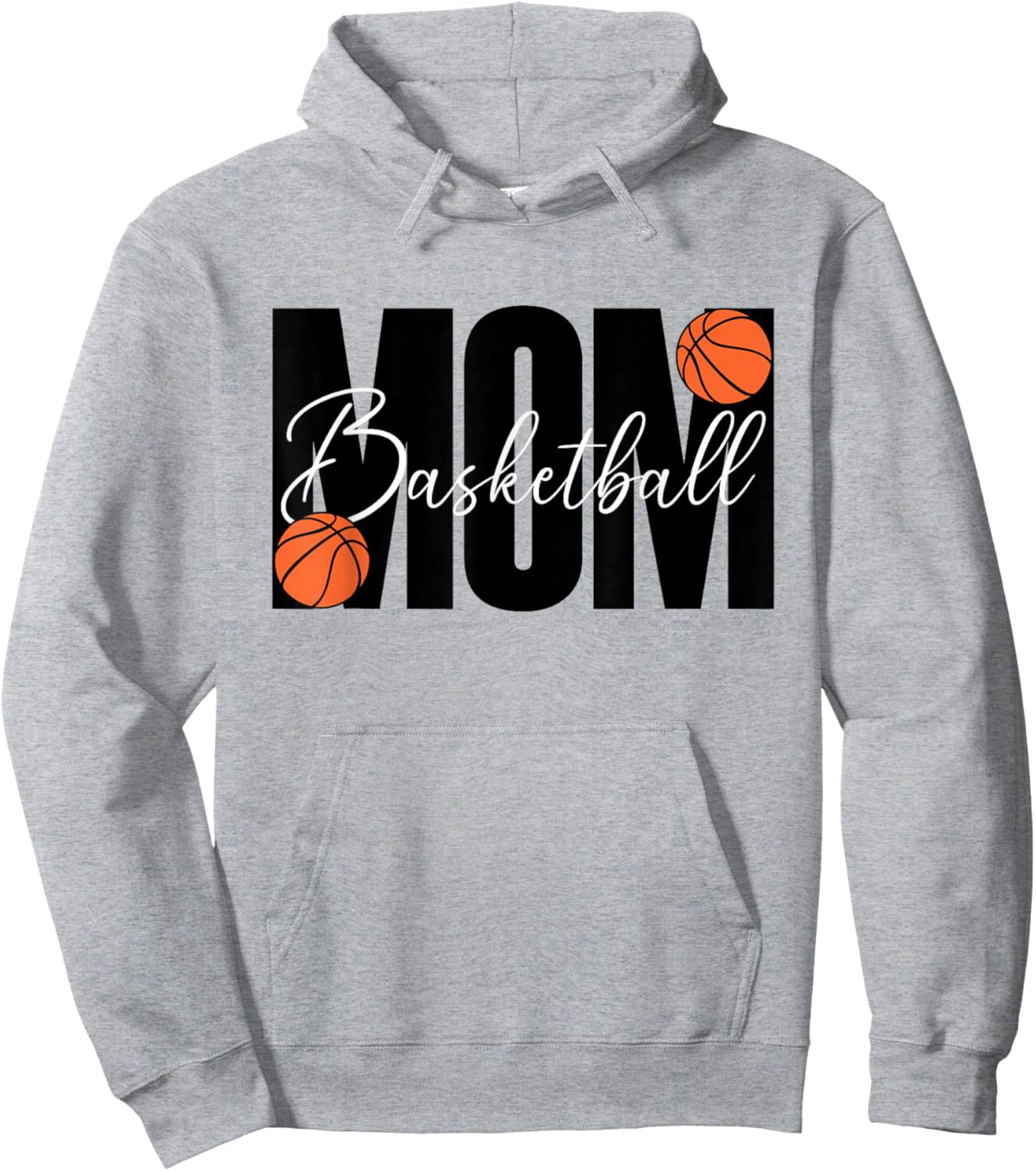 Basketball Mom Life Sports Hoodie - Hoodie | Ash