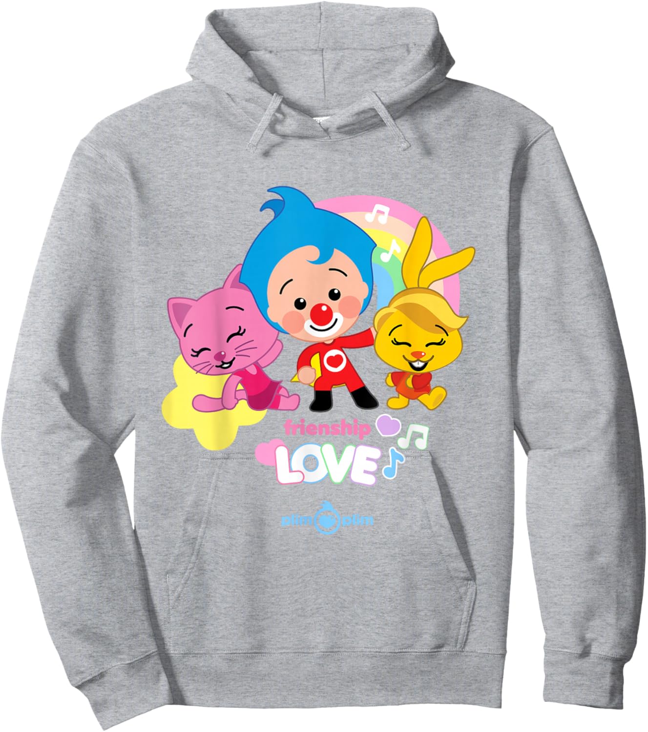 Plim Plim Valentine's Day – Friendship Love Hoodie - Hoodie | Ash