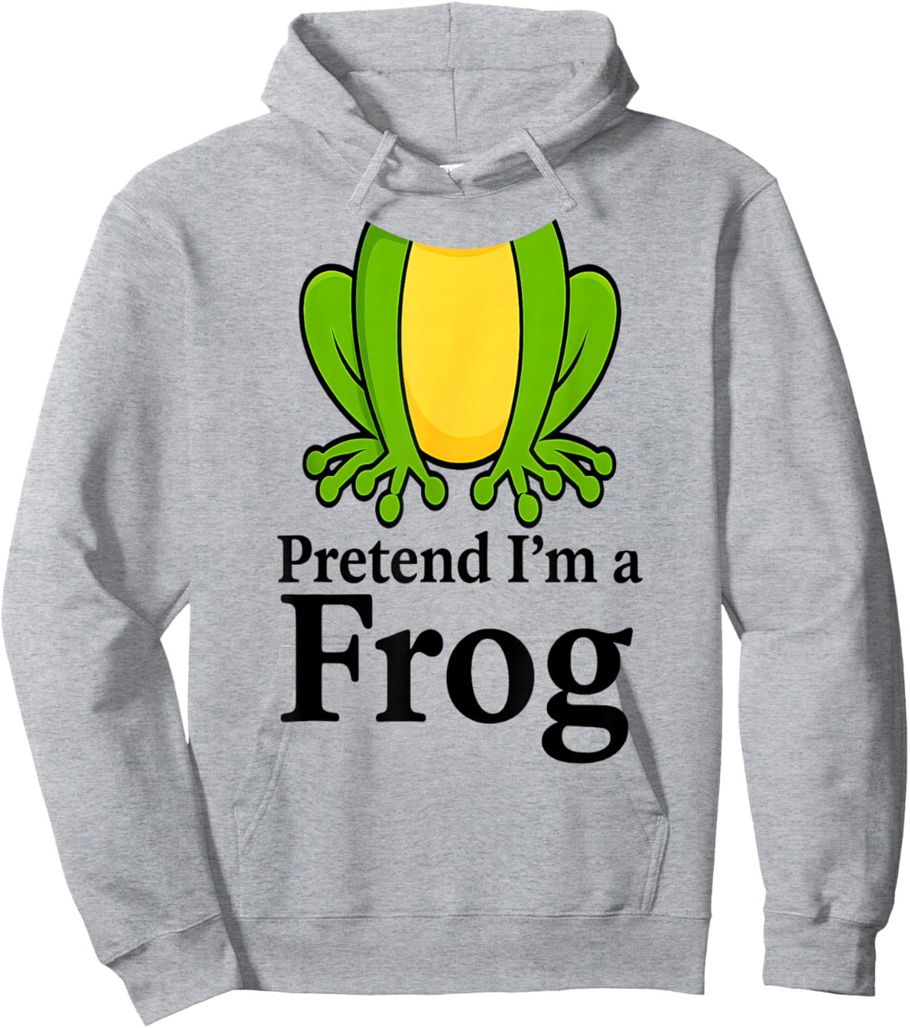 Pretend I’m a Frog Costume Halloween Hoodie - Hoodie | Ash
