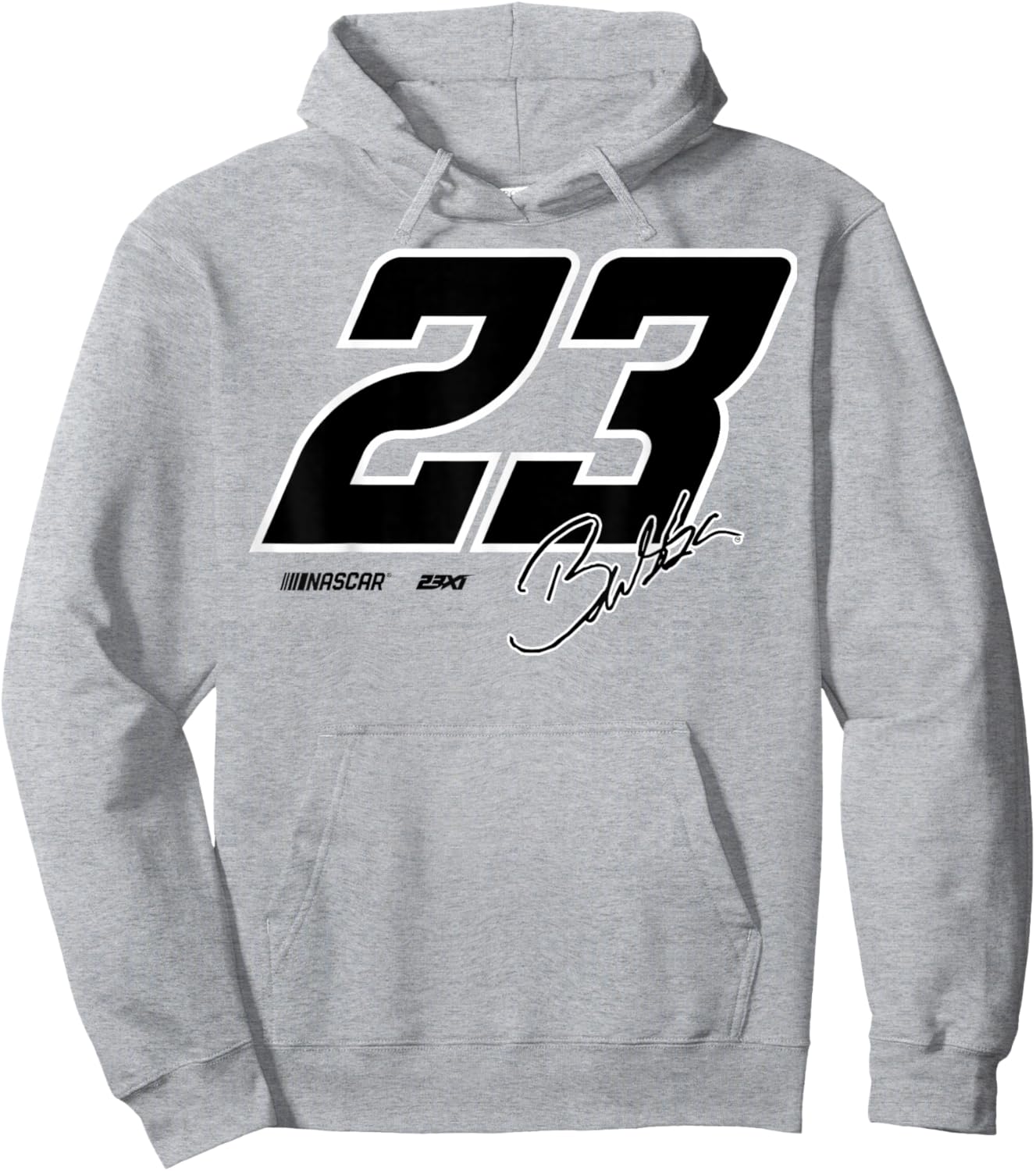 NASCAR No. 23 Darrell Bubba Wallace Jr Signature 23XI Racing Hoodie - Hoodie | Ash