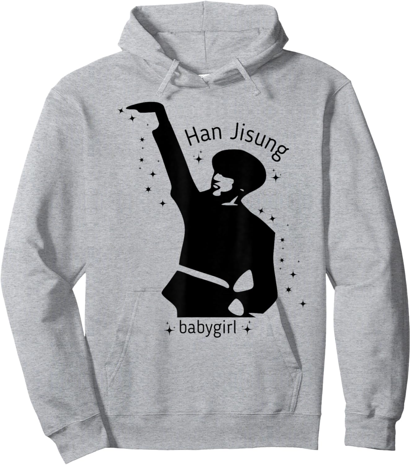 Han Babygirl Pose Jisung BBG Sassy Hannie SKZ Memes Hoodie - Hoodie | Ash