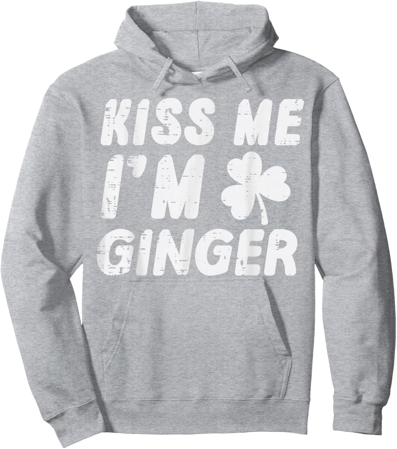 St Patricks Day Kiss Me Im Ginger Saint Paddys Women Men Hoodie - Hoodie | Ash