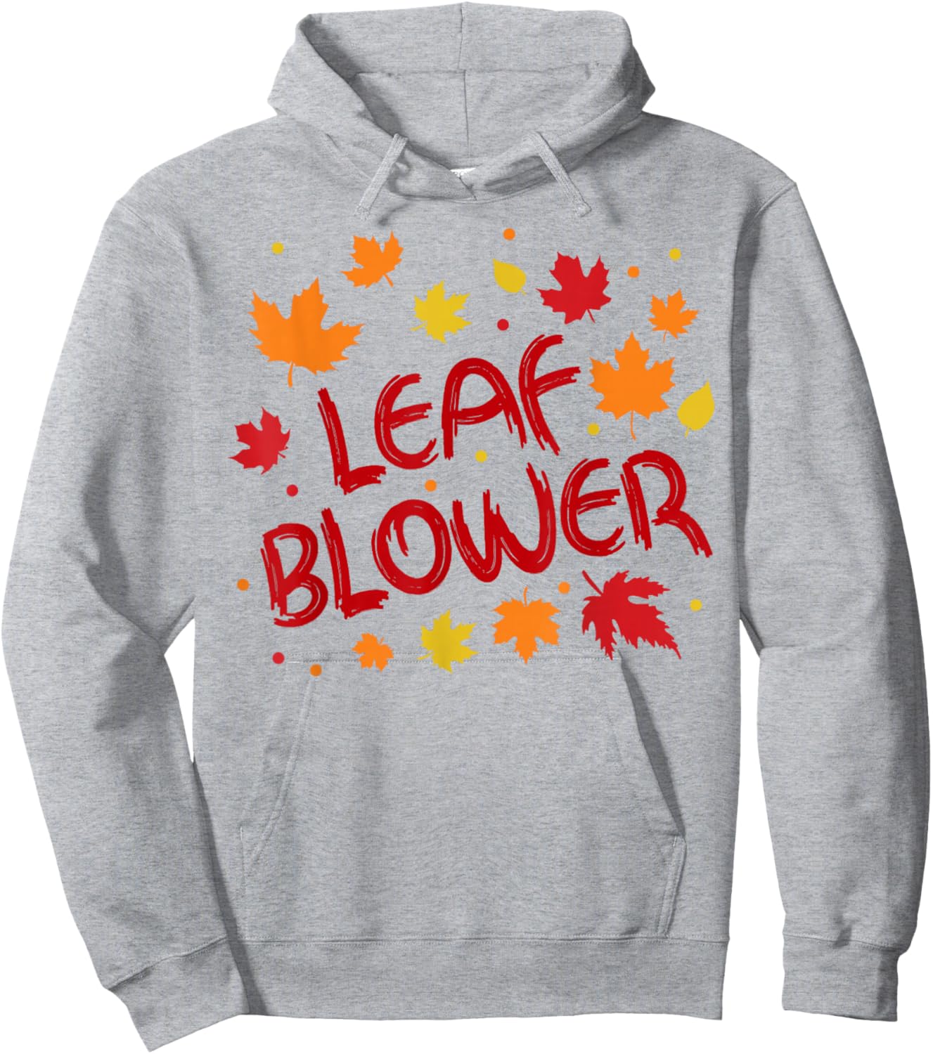 Very Spooktacular Fall Leaf Blower Sucking Leaf Blowers Hoodie - Hoodie | Ash