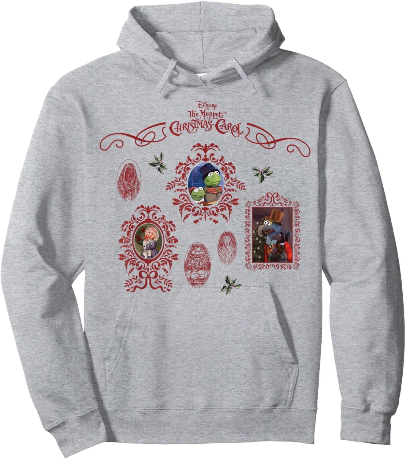 Disney The Muppet Christmas Carol Holiday Coquette Frames Hoodie - Hoodie | Ash
