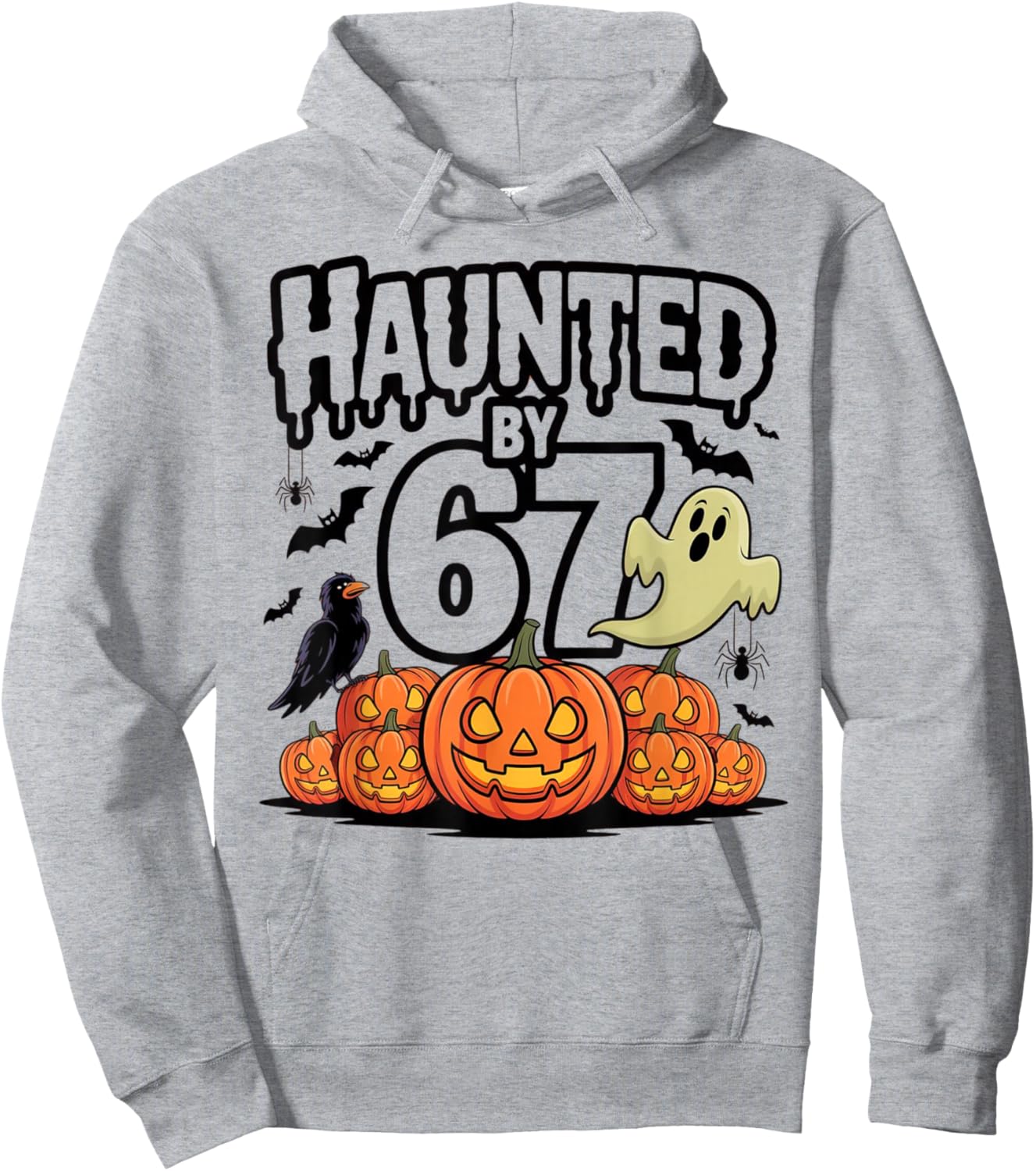 Haunted by 6 7 Hoodie - Hoodie | Ash