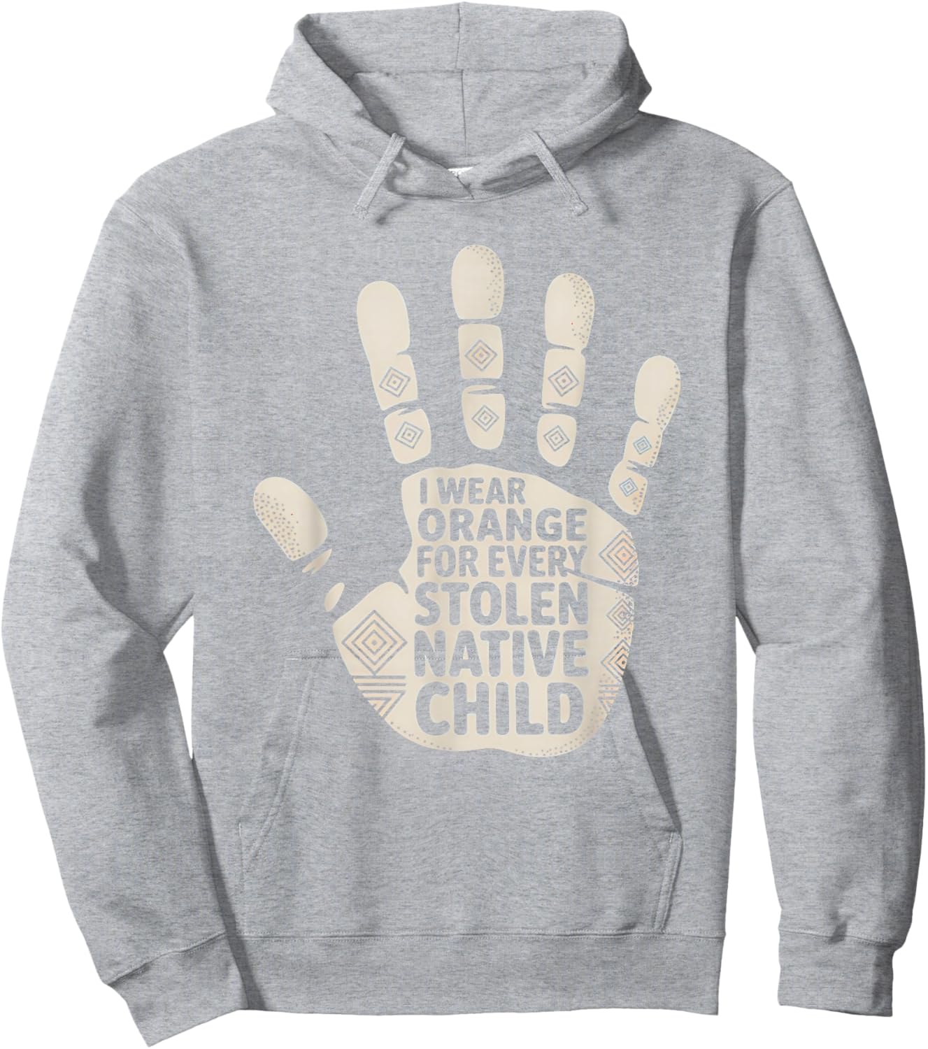I Wear Orange for Every American Native Child Unity Day Hoodie - Hoodie | Ash