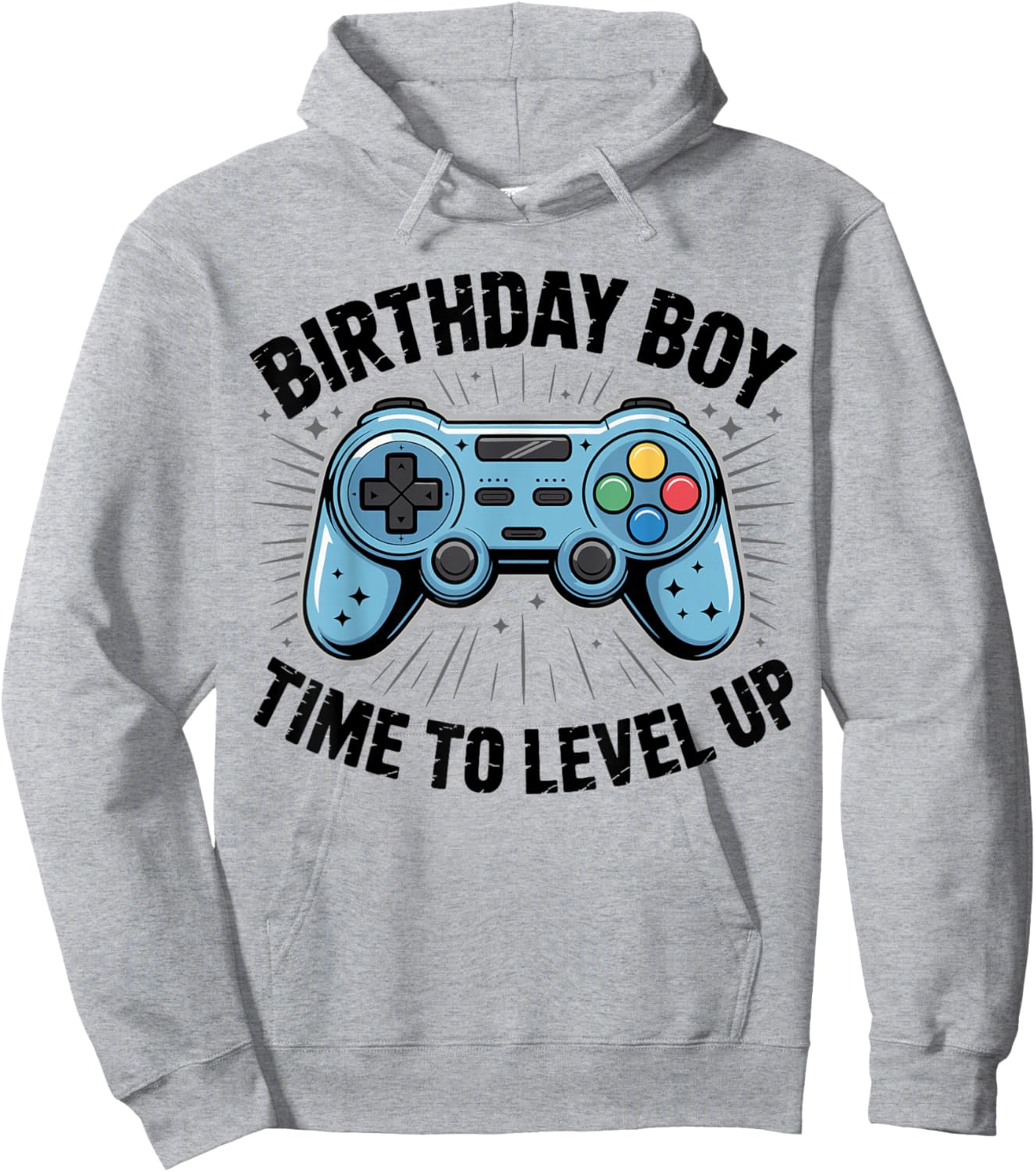 Birthday Boy Time to Level Up Video Game Birthday Hoodie - Hoodie | Ash