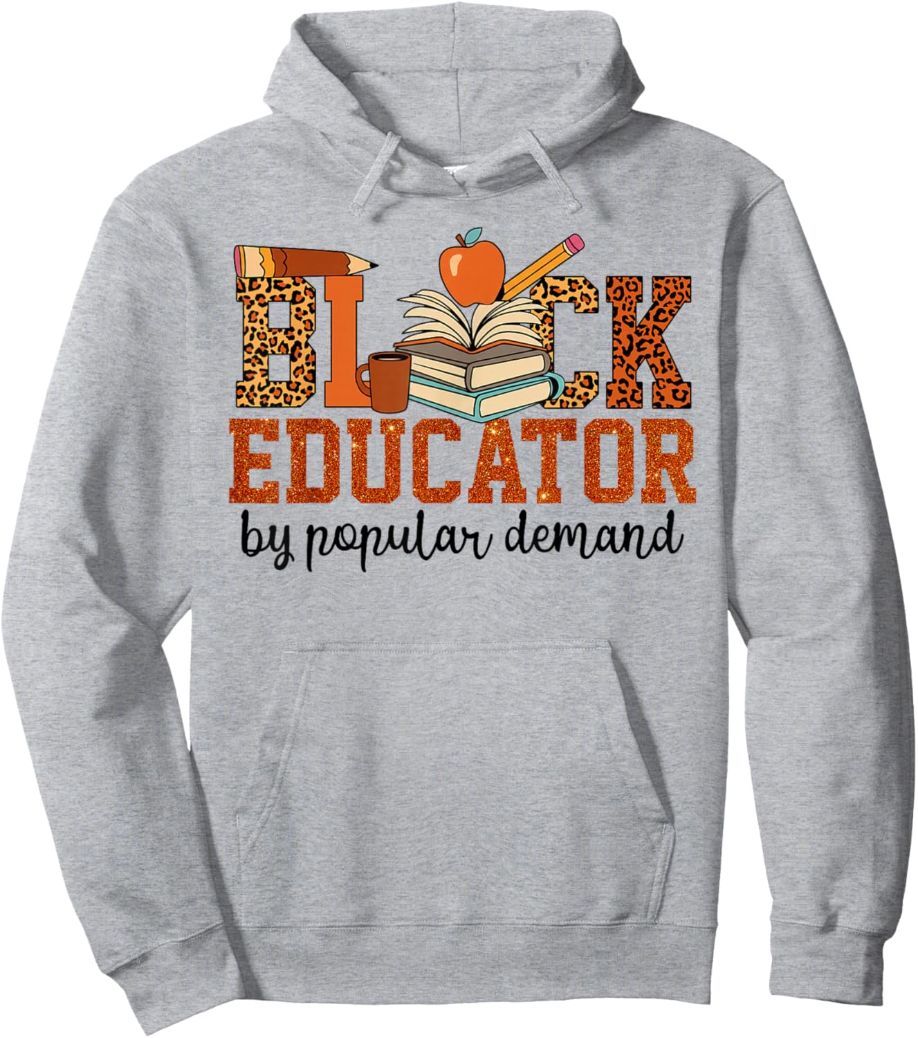 Black Educator HBCU Historically Black Colleges Universities Hoodie - Hoodie | Ash