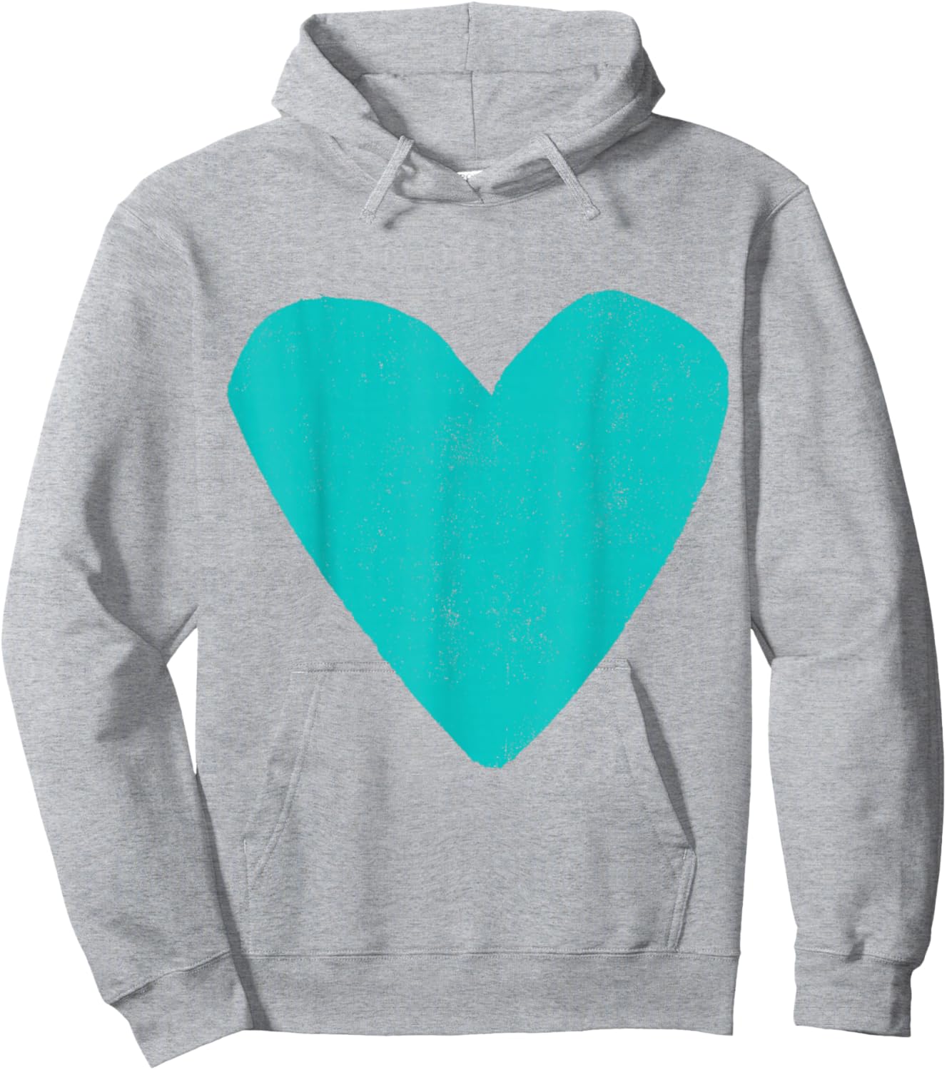 Love Heart Teal Turquoise Color Hot Pink Hoodie - Hoodie | Ash