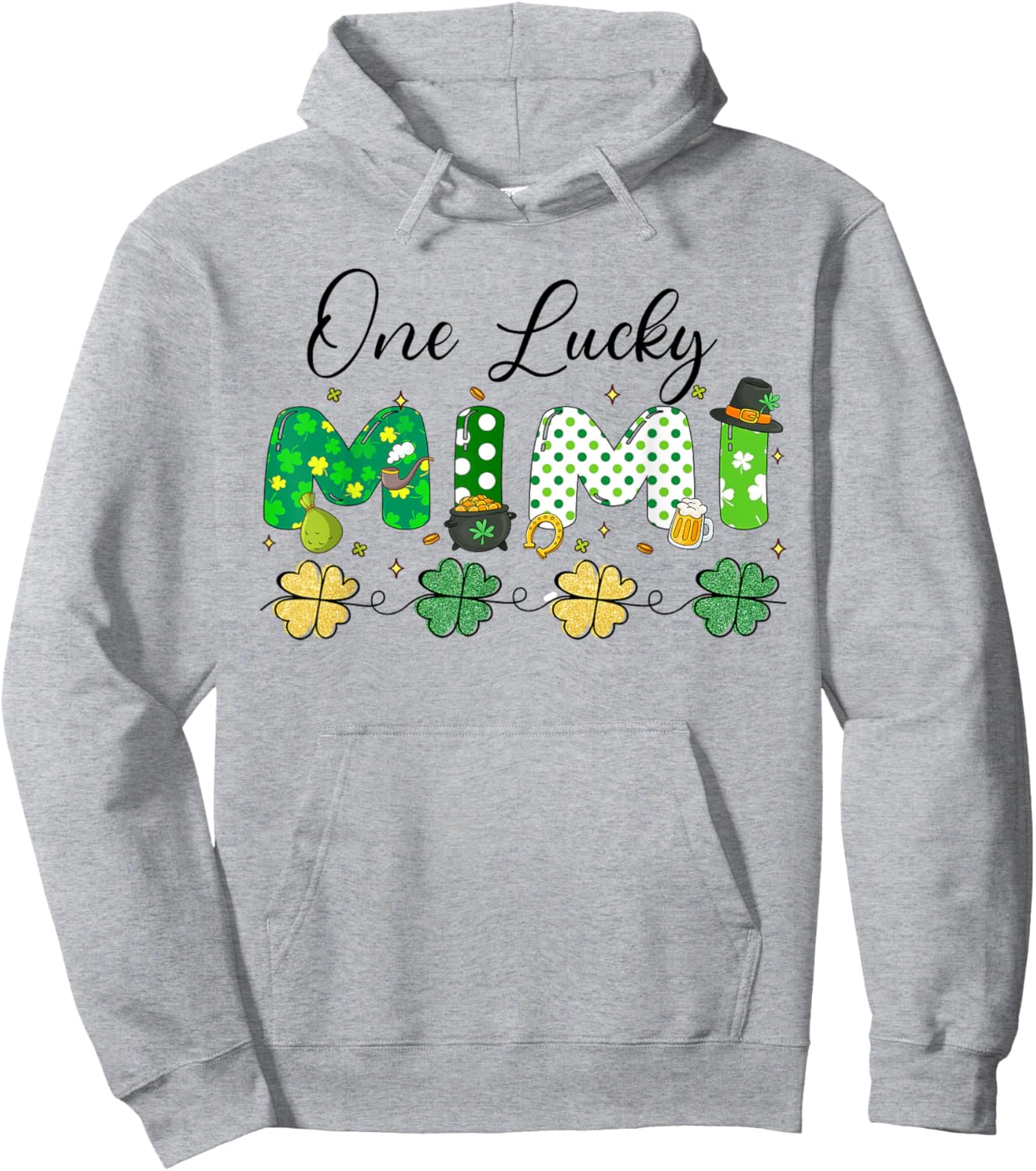 One Lucky Mimi St Patrick’s Day Hoodie - Hoodie | Ash