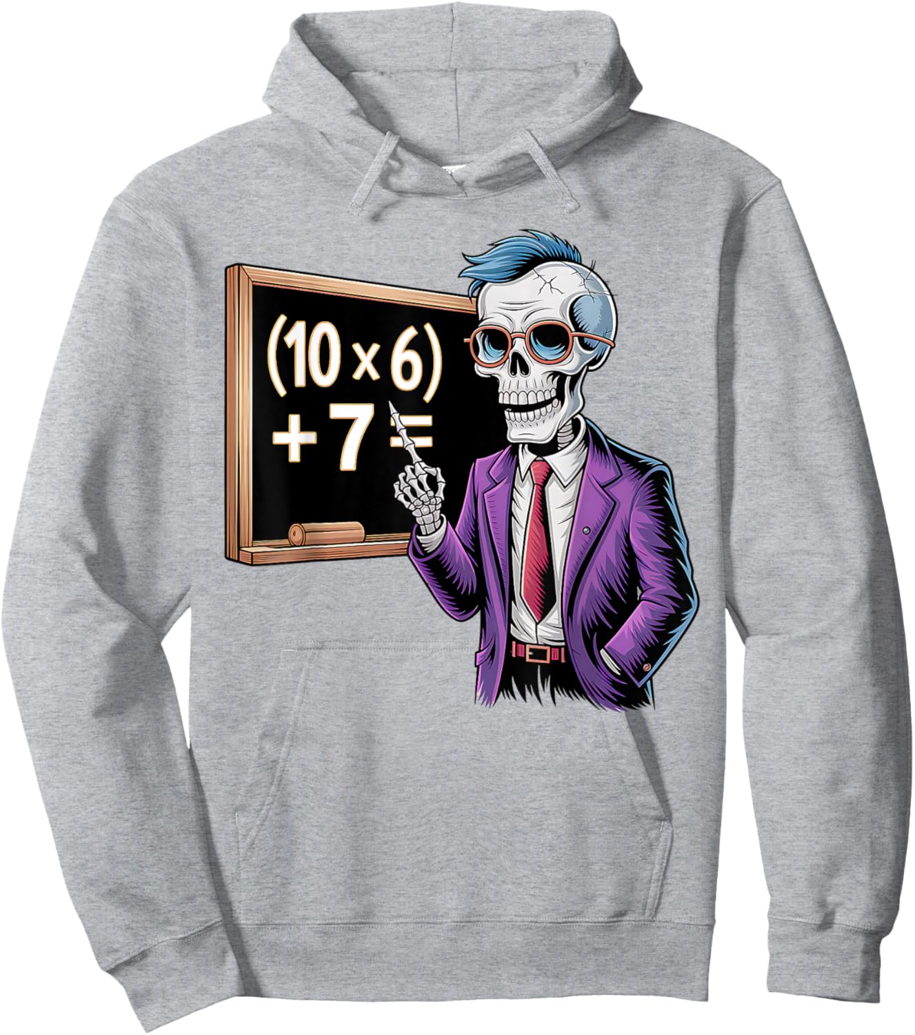 67 Math Teacher Meme Brainrot Six Seven Halloween Equation Hoodie - Hoodie | Ash
