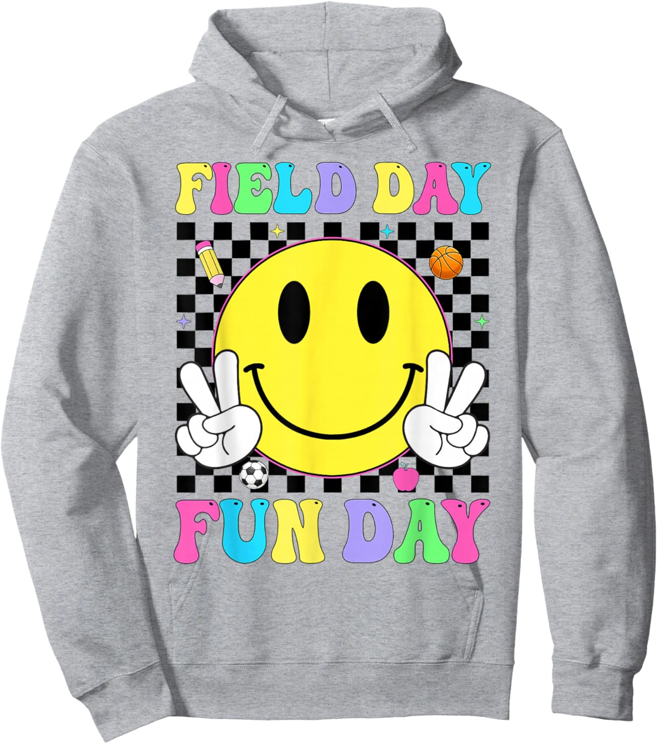 Field Day Fun Day School Team Teacher Kids Field Day 2026 Hoodie - Hoodie | Ash