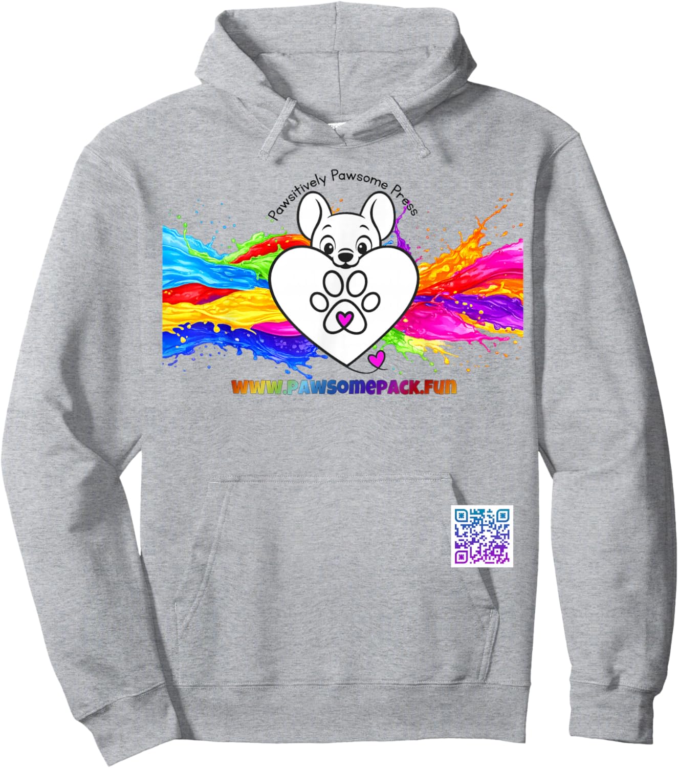 T-Shirt Hoodie - Hoodie | Ash