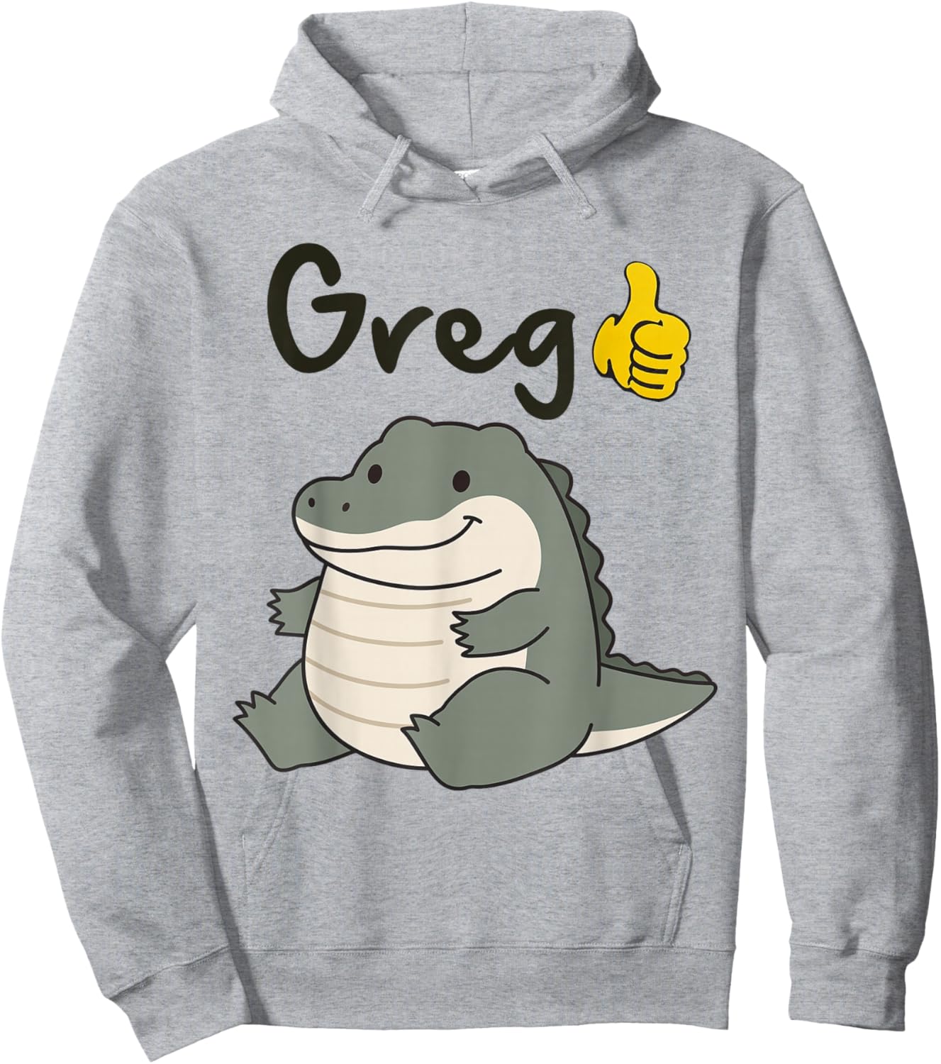 Greg Crocodile Meme Sarcasm Funny Humor Greg Meme Gen Z Hoodie - Hoodie | Ash