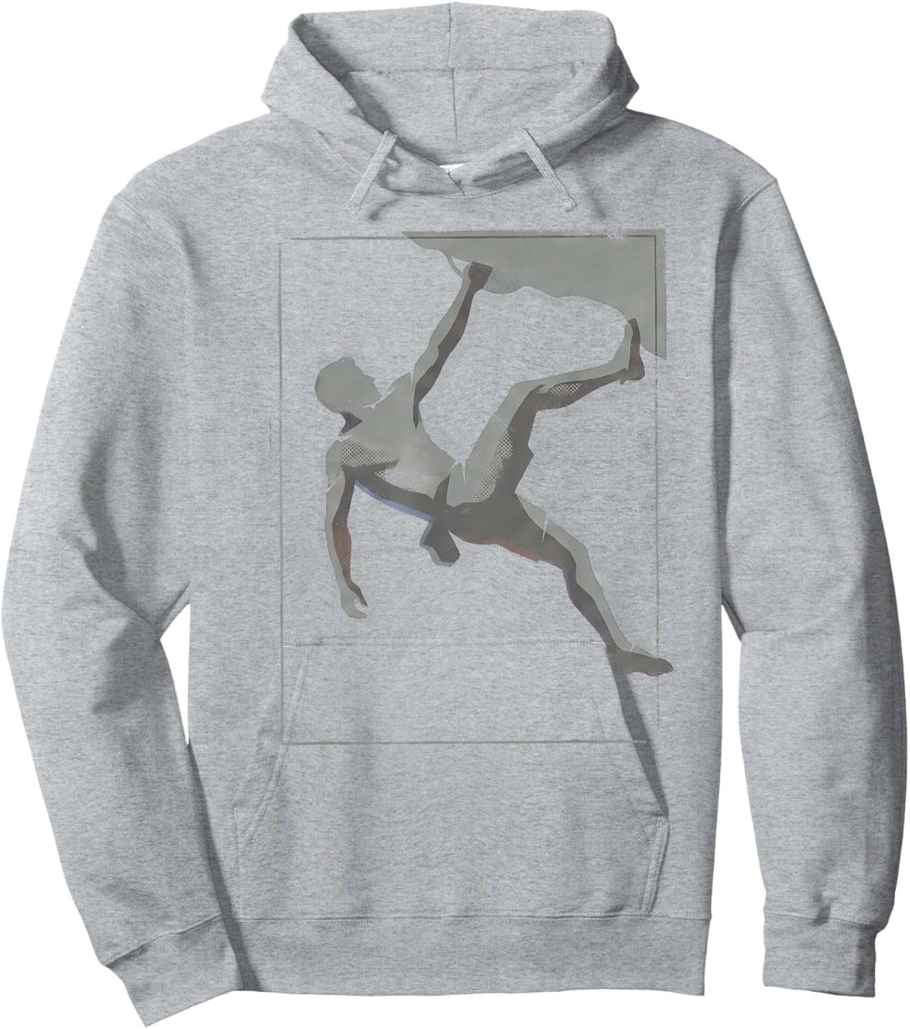 Mountain Rock Climbing Vintage Outdoor Bouldering Hoodie - Hoodie | Ash