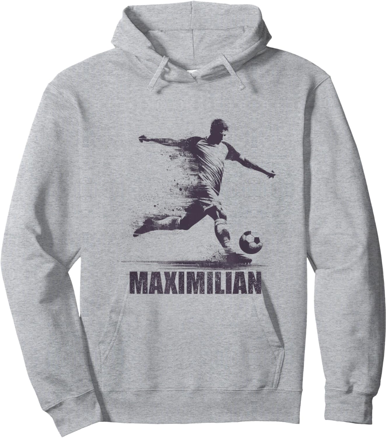 Maximilian Soccer Boys Personalized First Name Maximilian Hoodie - Hoodie | Ash