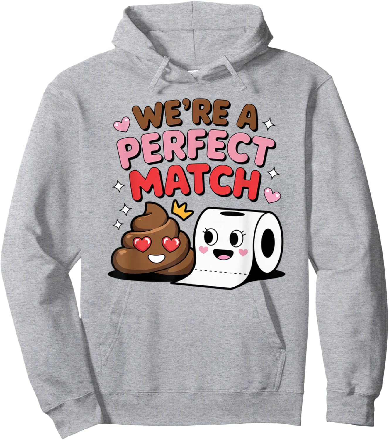 Funny Valentine We are a Perfect Match Couples Men Women Hoodie - Hoodie | Ash