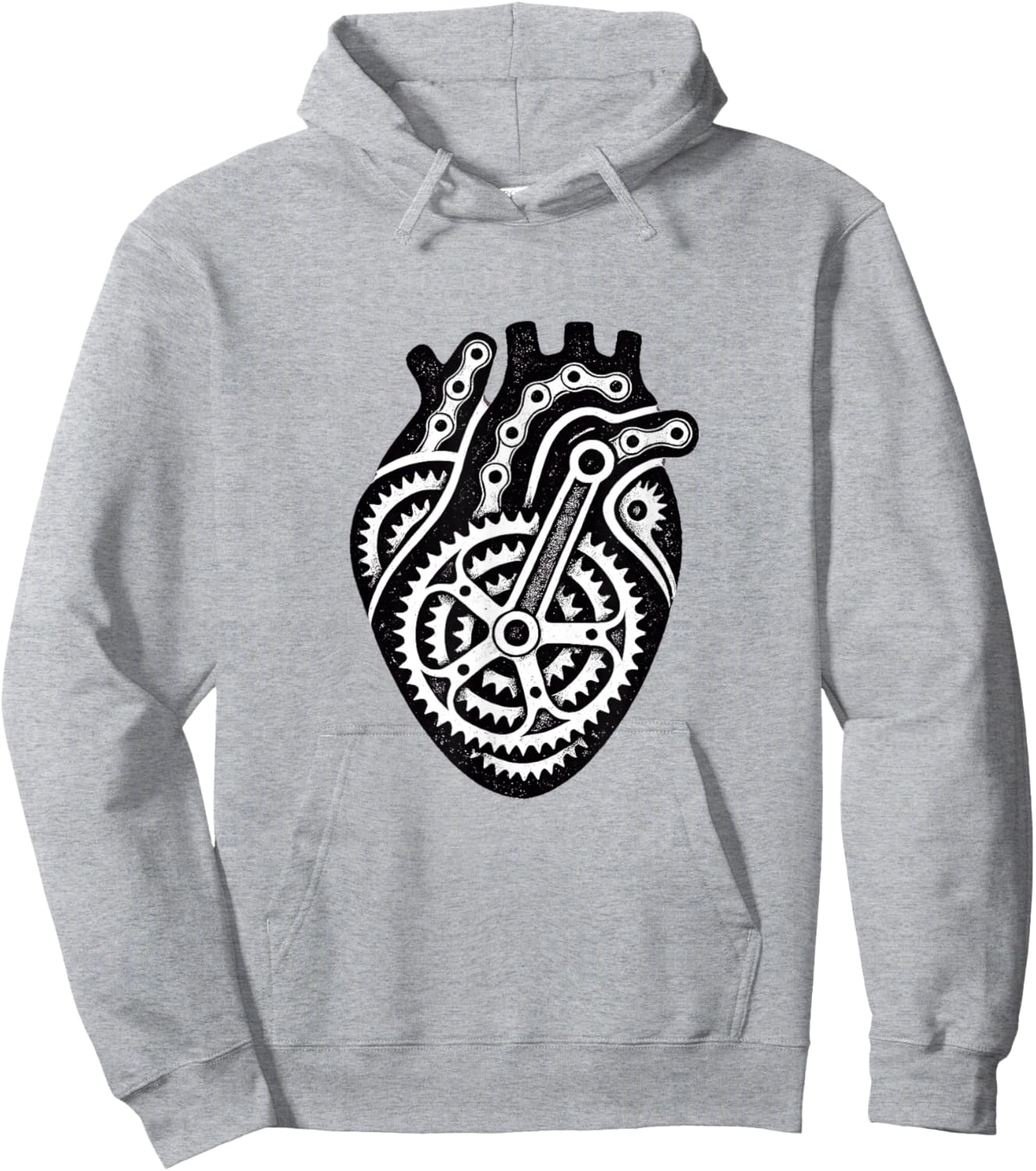 Bicycle Bike Heart Cycling Love Biker Men Women Biking Hoodie - Hoodie | Ash
