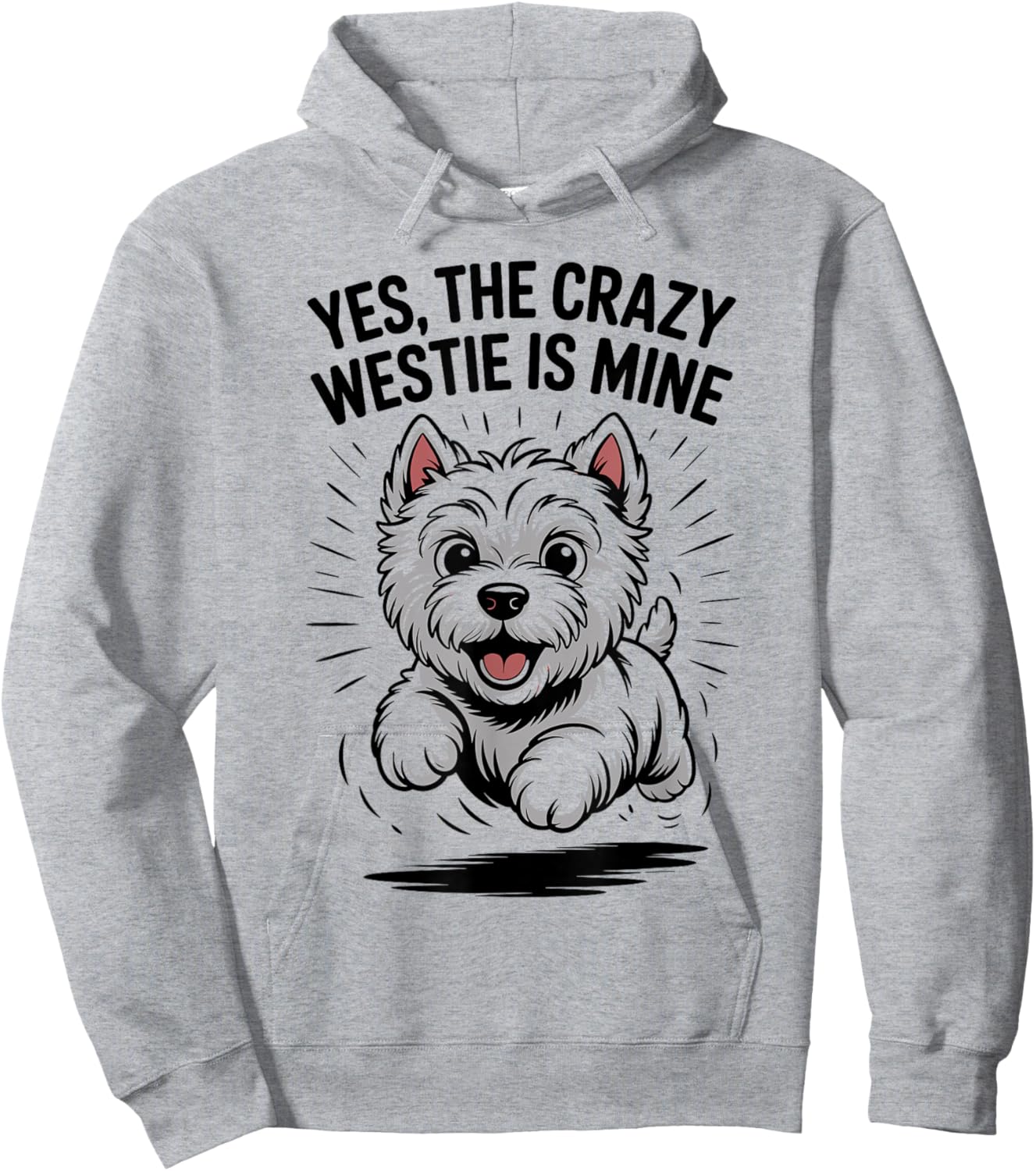 Pet Westie Dog Cute Westie Funny West Highland White Terrier Hoodie - Hoodie | Ash