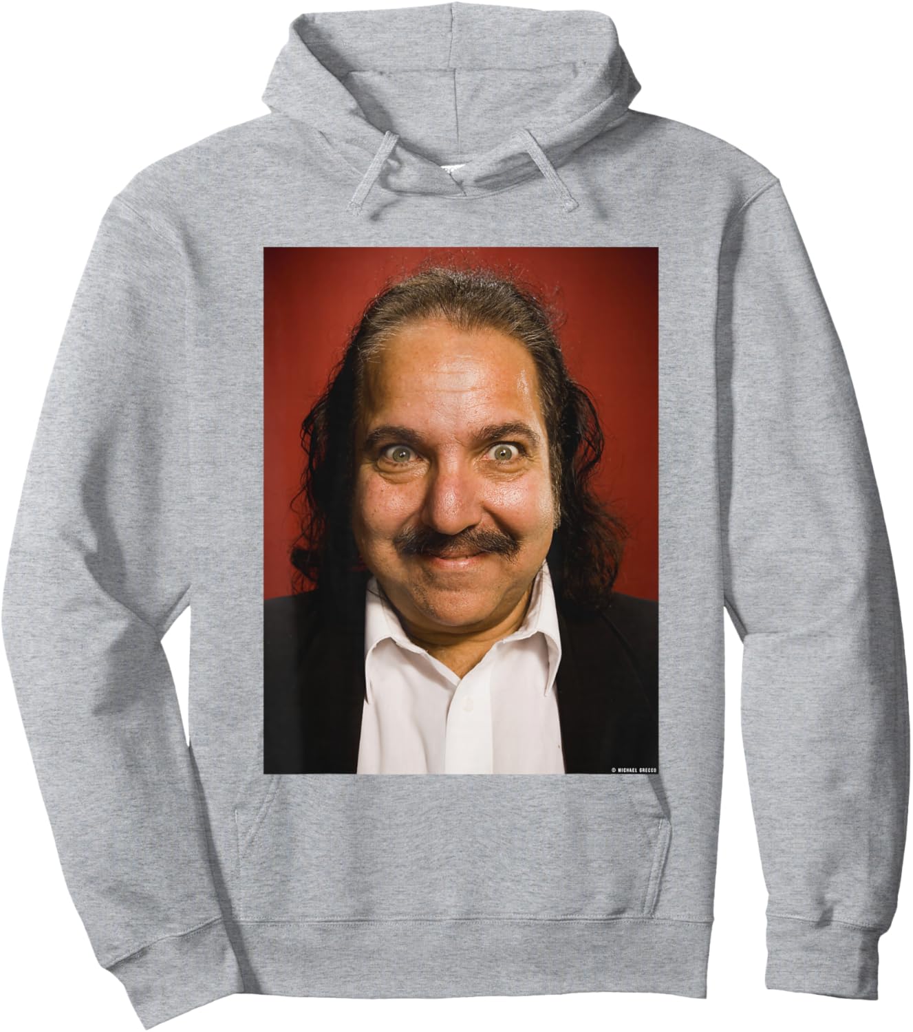 Ron Jeremy Adult Film Porn Actor by Michael Grecco Hoodie - Hoodie | Ash