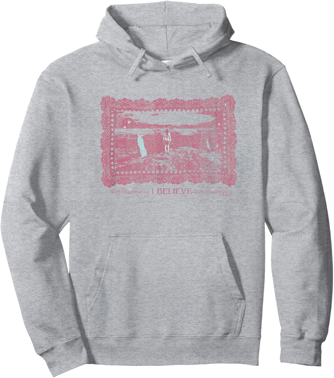 Stranger Things Waterfall I Believe Officially Licensed Hoodie - Hoodie | Ash