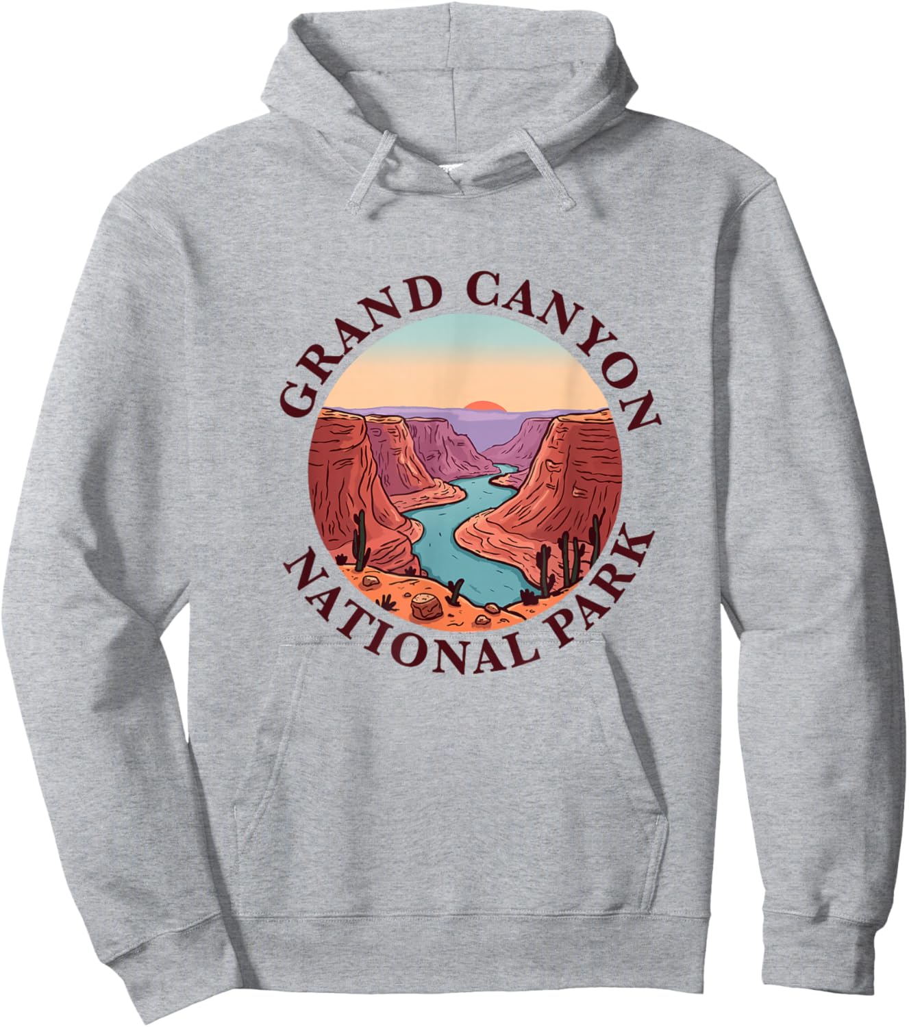 Grand Canyon National Park Souvenir Arizona Men Women Hoodie - Hoodie | Ash