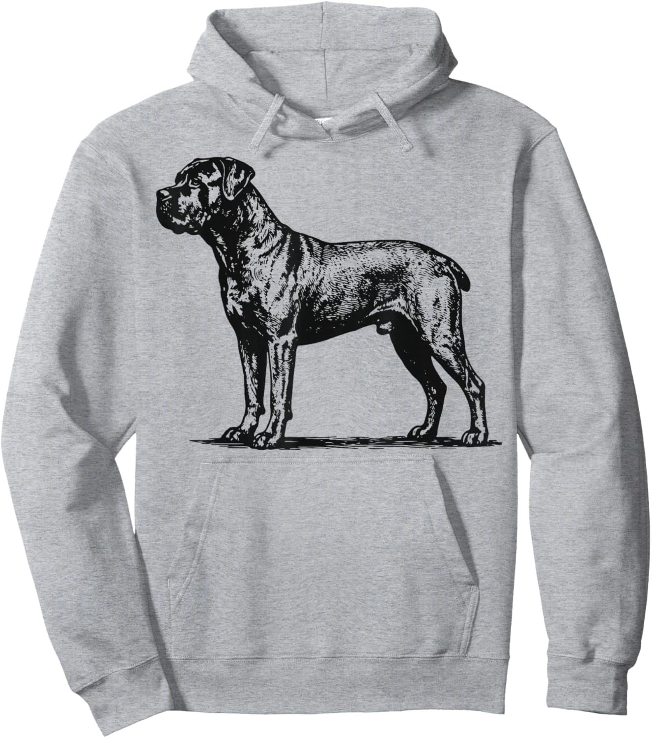 Cane Corso Illustration Hoodie - Hoodie | Ash
