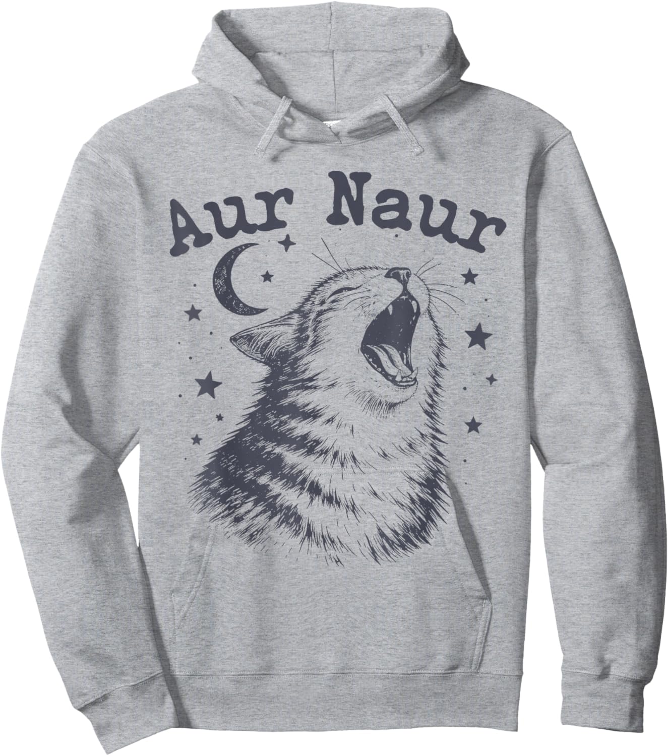 AUR Naur Funny Cat Meme Oh No Australian Accent Sarcastic Hoodie - Hoodie | Ash