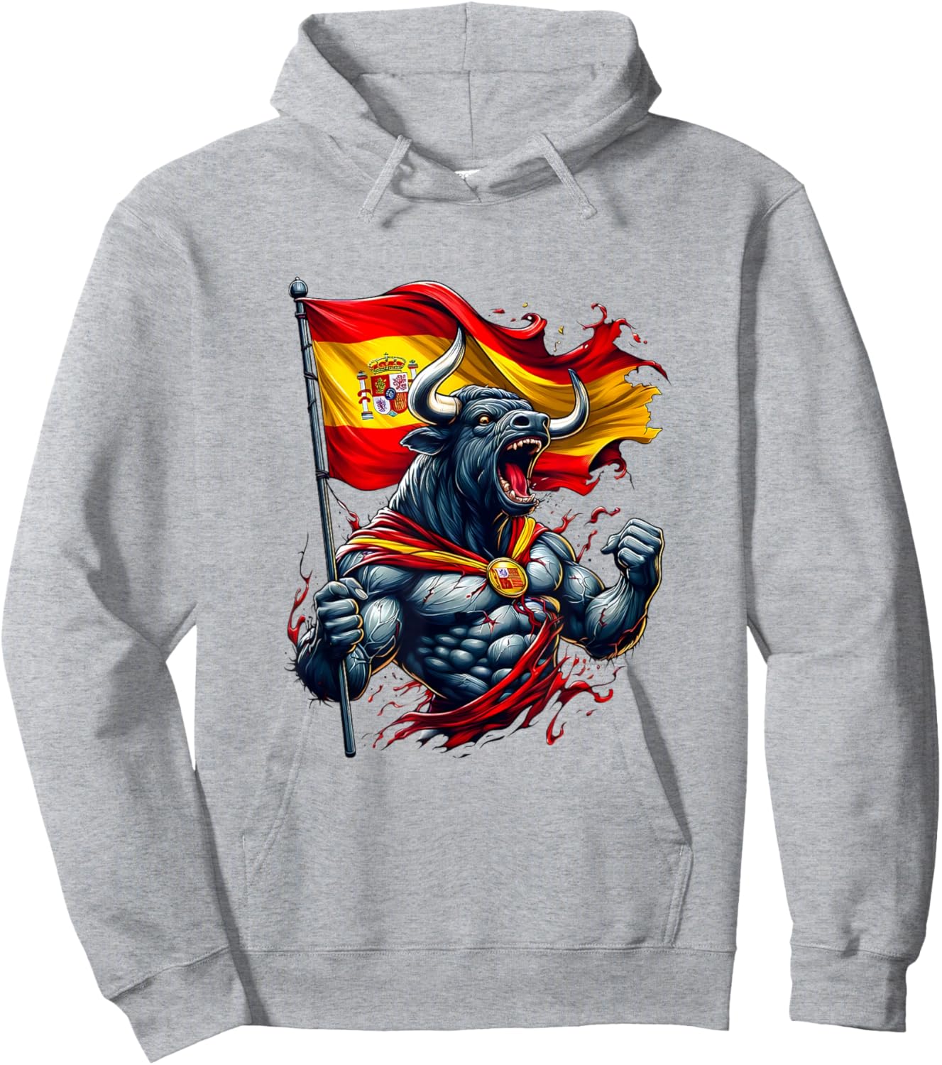 Spain , Spanish Clothes, Spain Shirts for Kids Spain Hoodie - Hoodie | Ash