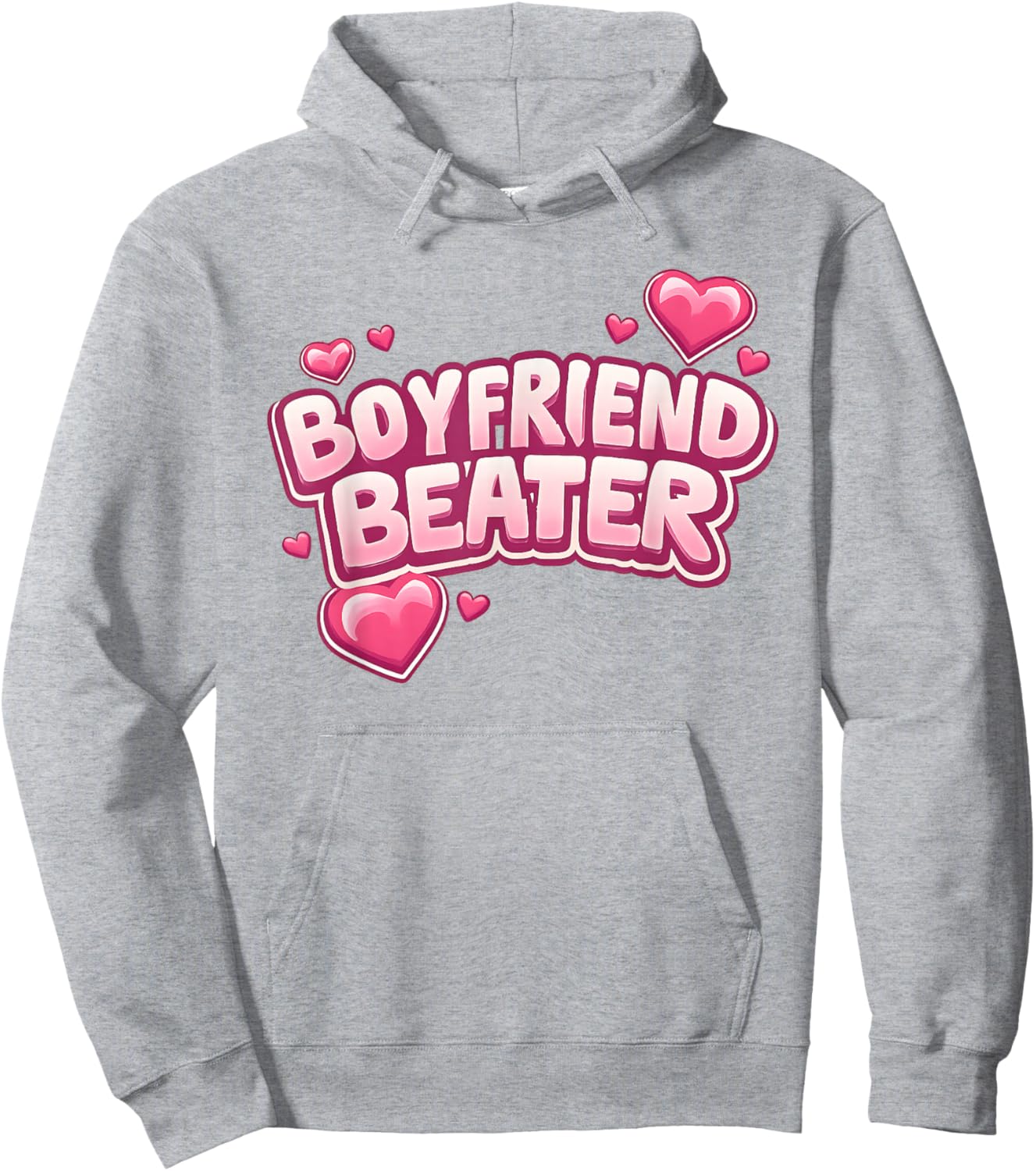 Boyfriend Beater Funny Hoodie - Hoodie | Ash