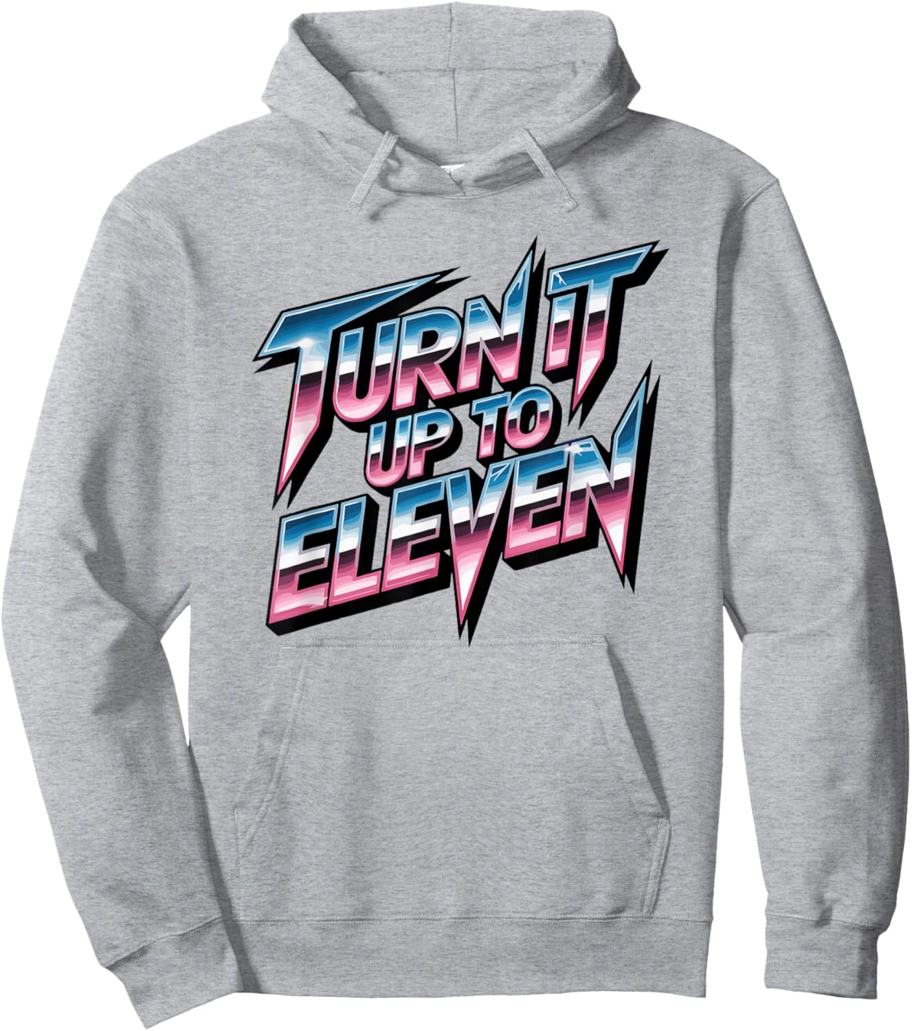Turn It Up to Eleven Vintage Look Hoodie - Hoodie | Ash