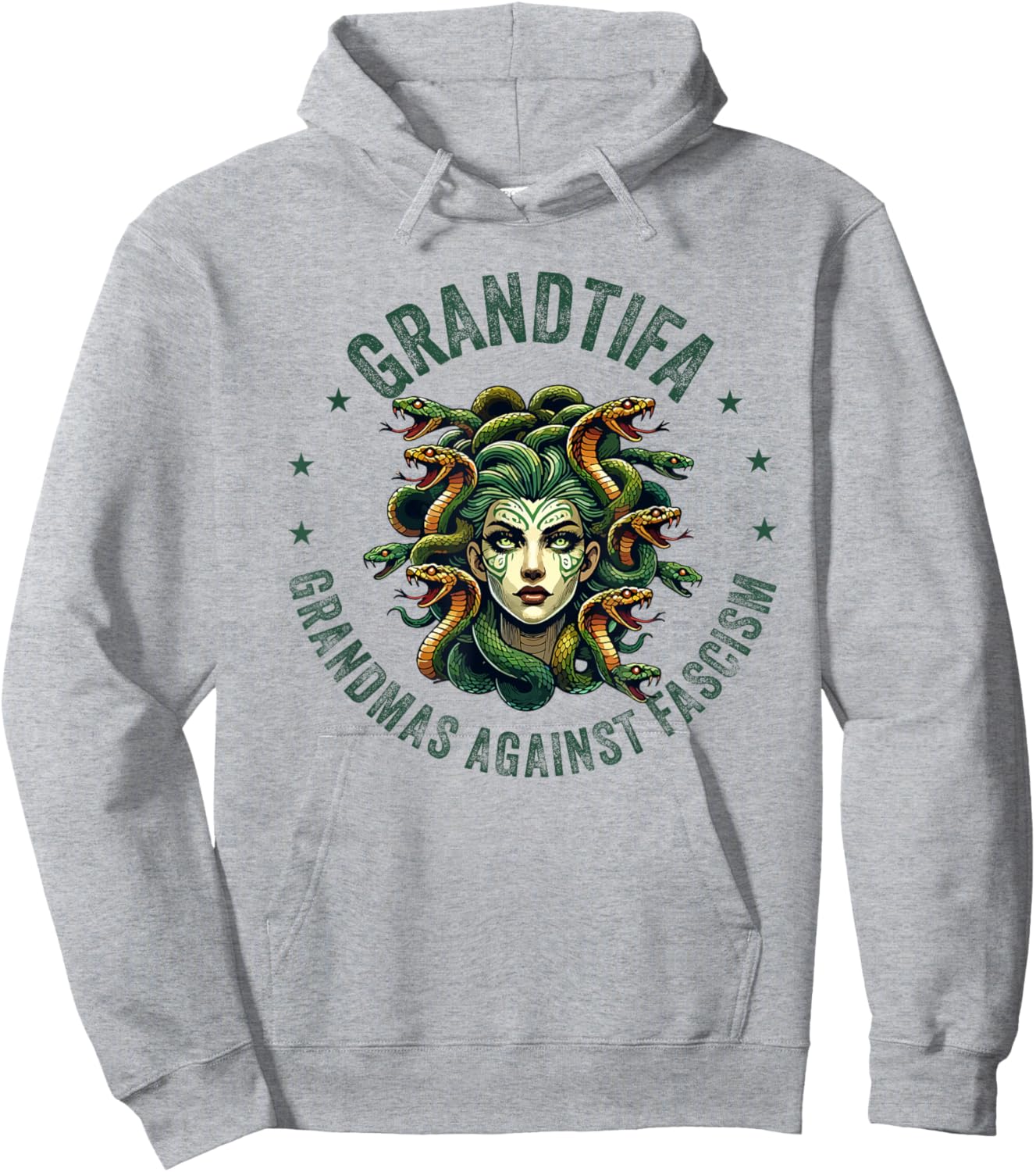 Protest Medusa Feminist Hoodie - Hoodie | Ash